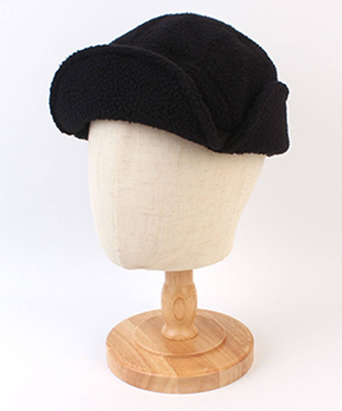 유니버셜 케미스트리(UNIVERSAL CHEMISTRY) Fleece Black Half Earflap Cap  귀달이모자