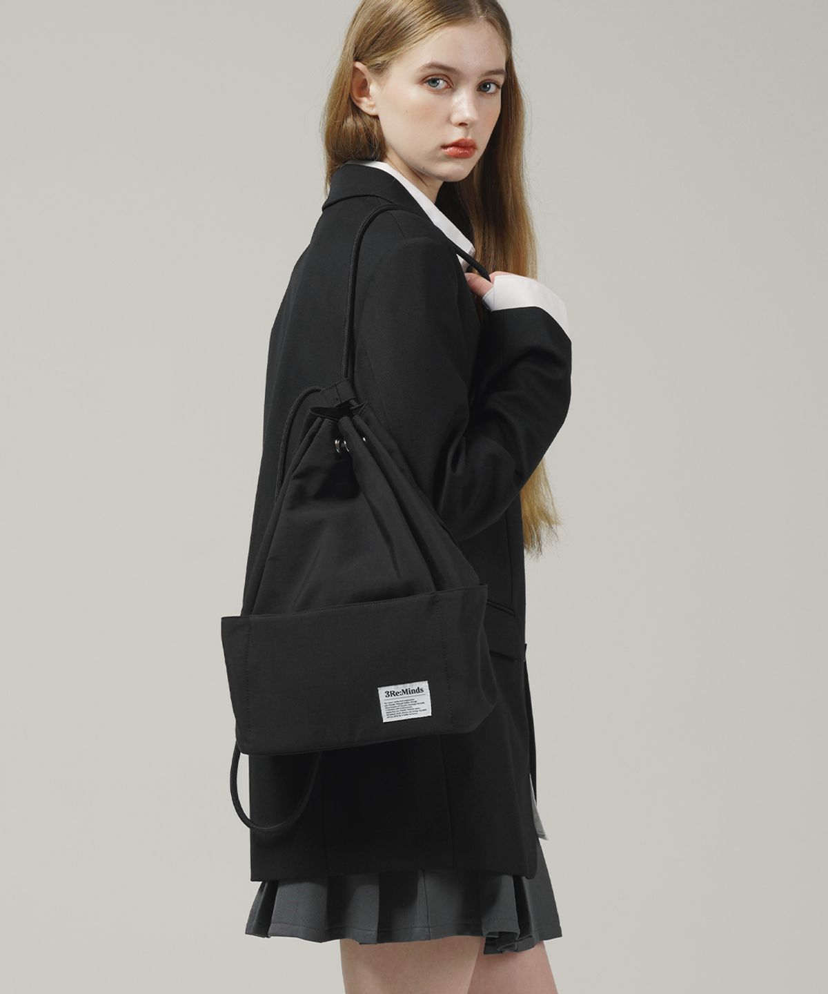 쓰리마인즈(TRM) TRM 리사이클 나일론 럭키 드로우 백팩 T53G