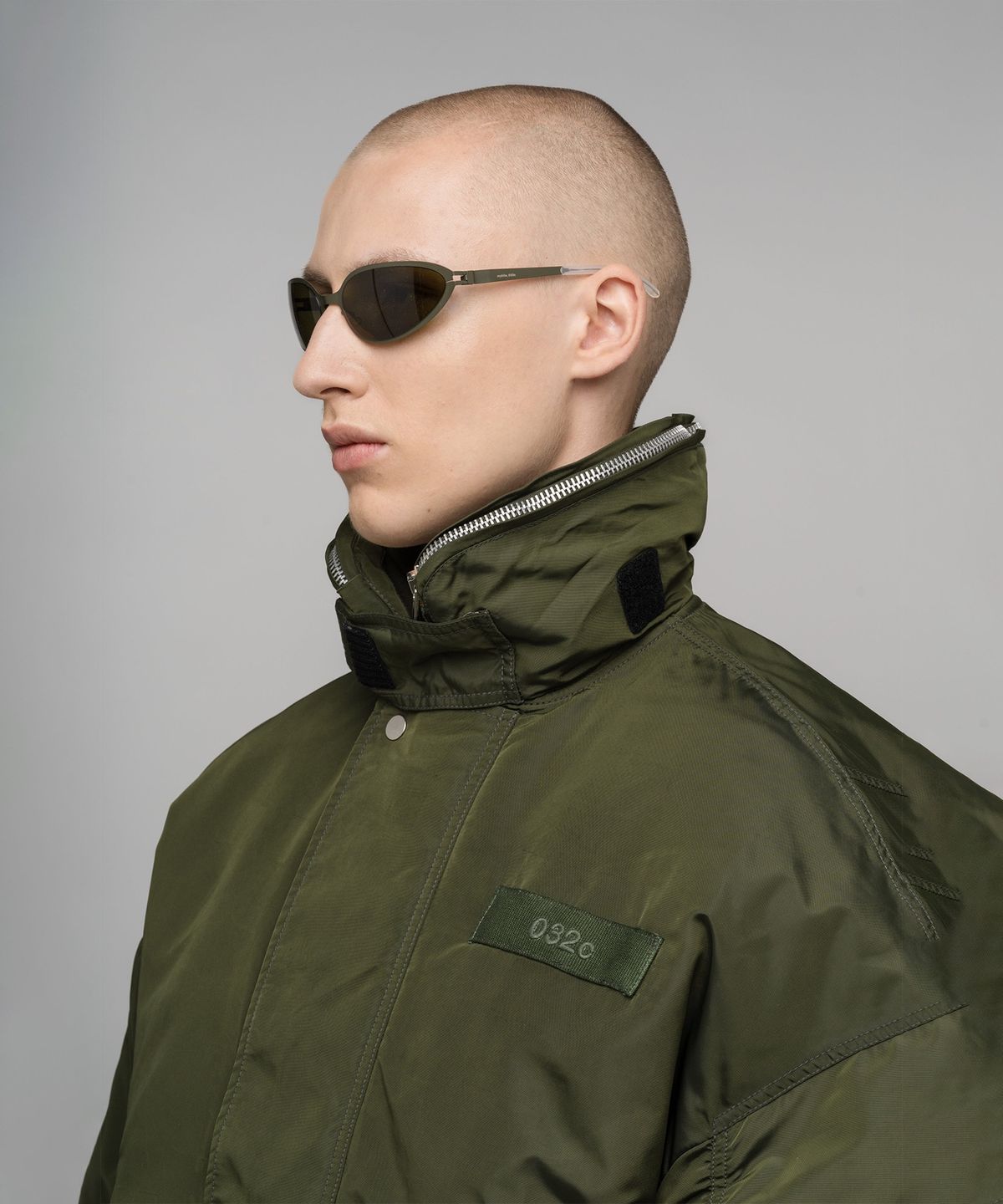 032씨(032C) (U) 헌팅 봄버 올리브 그린 HUNTING BOMBER OLIVE GREEN