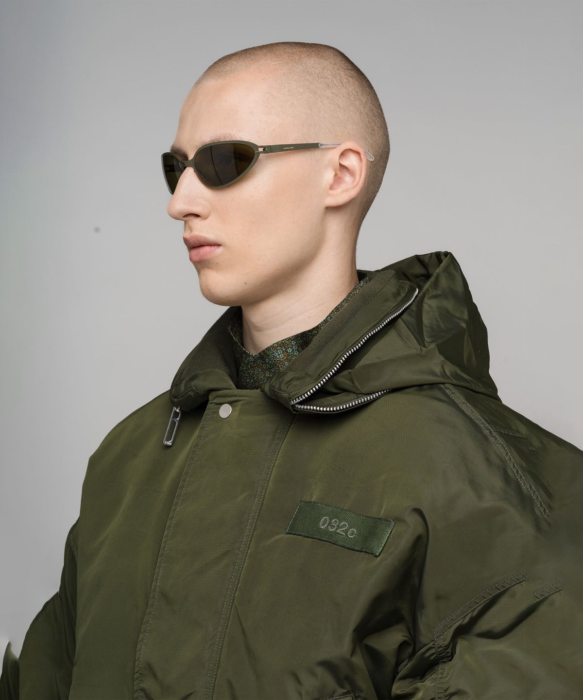 032씨(032C) (U) 헌팅 봄버 올리브 그린 HUNTING BOMBER OLIVE GREEN