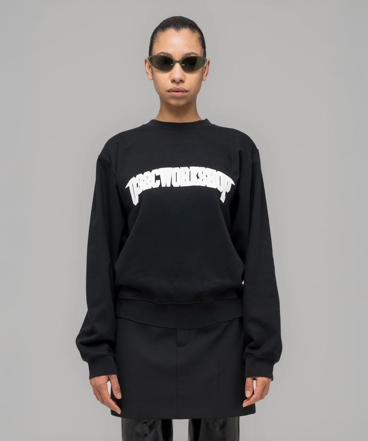 032씨(032C) (U) 원 달러 빌 크루넥 워시드 블랙 ONE DOLLAR BILL CREWNECK WASHED BLACK