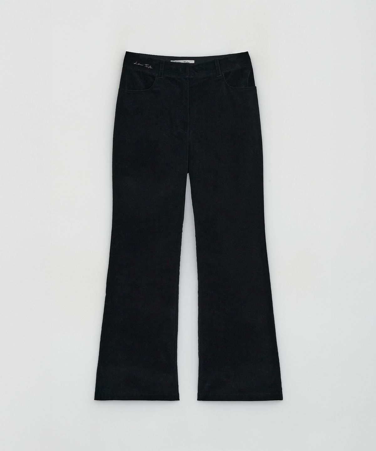 로우타이드(LOW TIDE) CORDUROY BOOTCUT PANTS [BLACK]