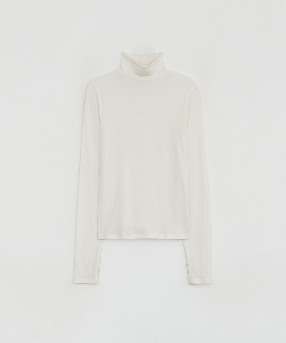 로우타이드(LOW TIDE) ANGORA TURTLENECK WARMER TOP [IVORY]