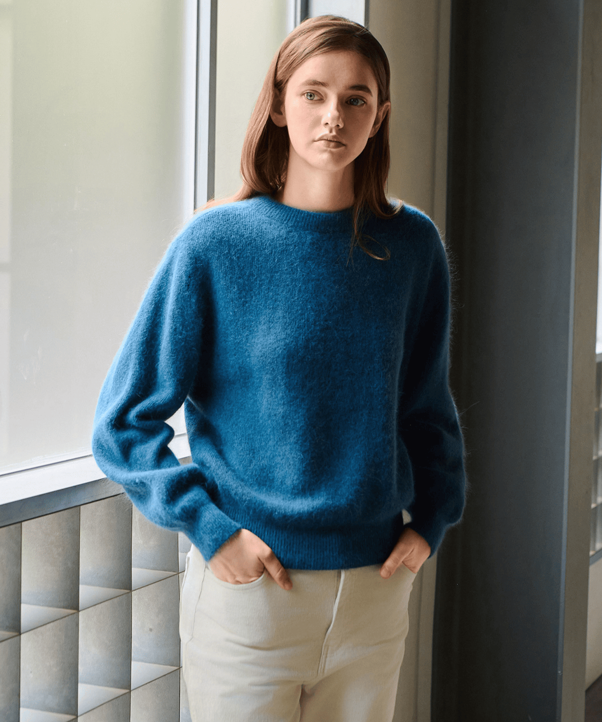 슬로우롤리(SLOWLOLLI) Cloud angora knit_3 Colors