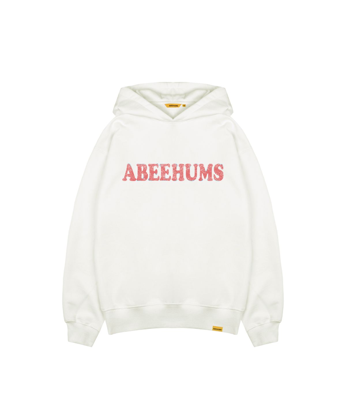 어비험즈(ABEEHUMS) 빈티지 로고 후드 스웨트셔츠 ABH357-108 아이보리