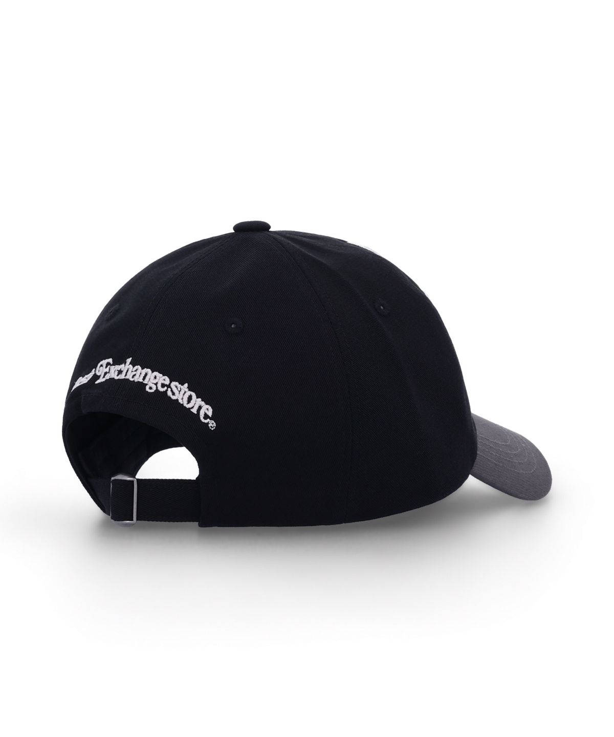 그램 아운스 파운드(GRAM OUNCE POUND) 70S LOGO 6-PANEL CAP Two Tone Black