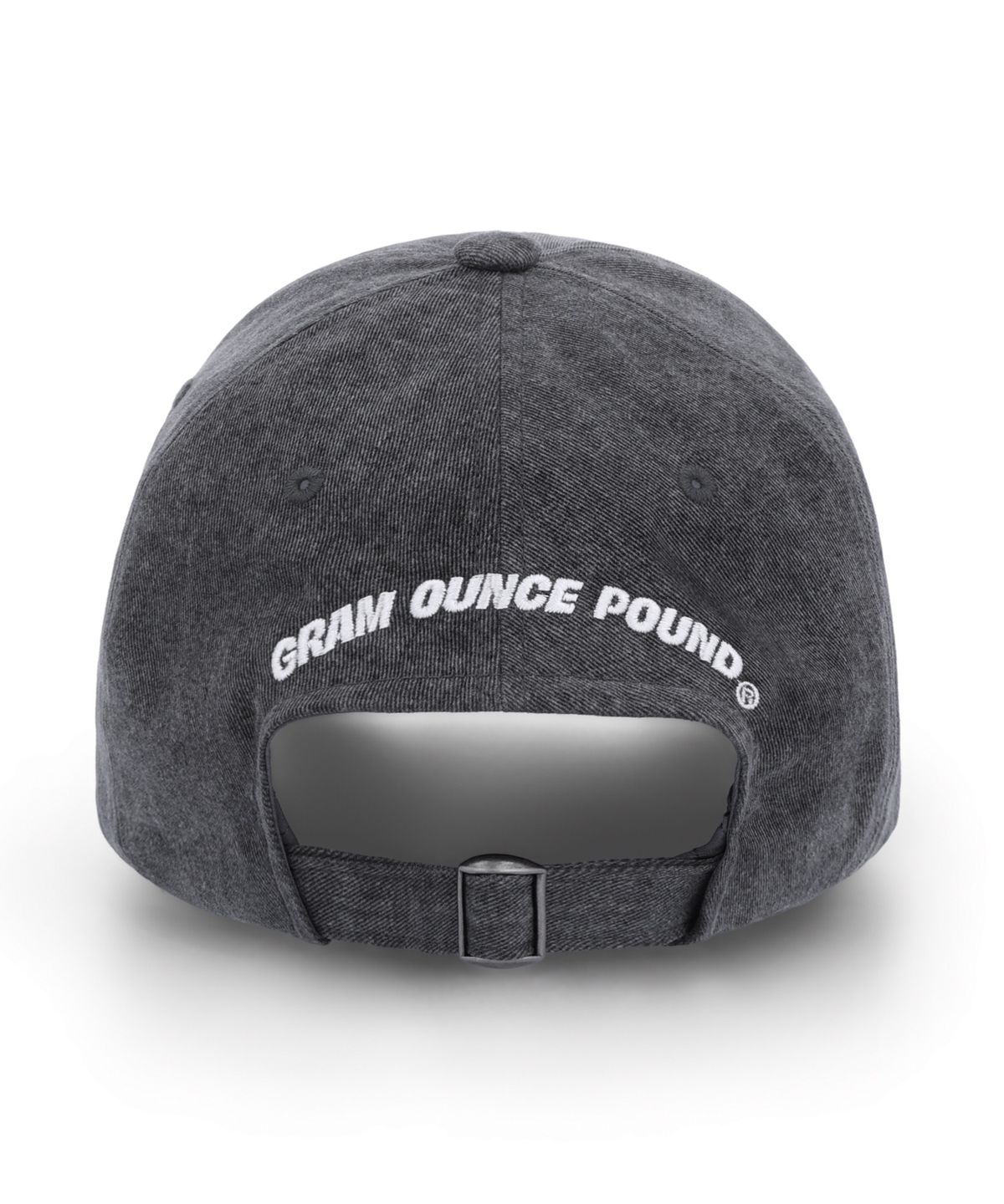 그램 아운스 파운드(GRAM OUNCE POUND) PX Wave Logo 6-Panel Cap Pigment Charcoal