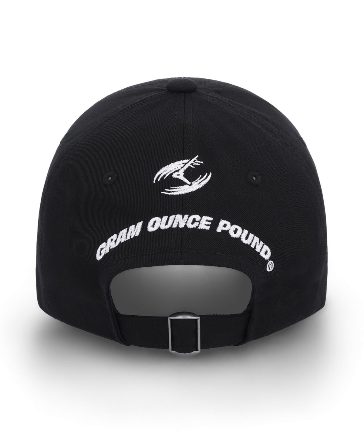 그램 아운스 파운드(GRAM OUNCE POUND) Trade House 6-Panel Cap Black