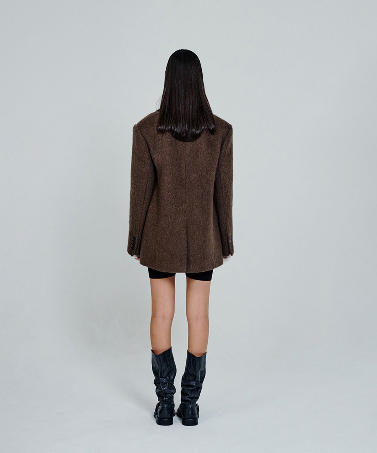 더애틋(THE AÉTUT) Two-Button Alpaca Blend Overfit Jacket_Brown