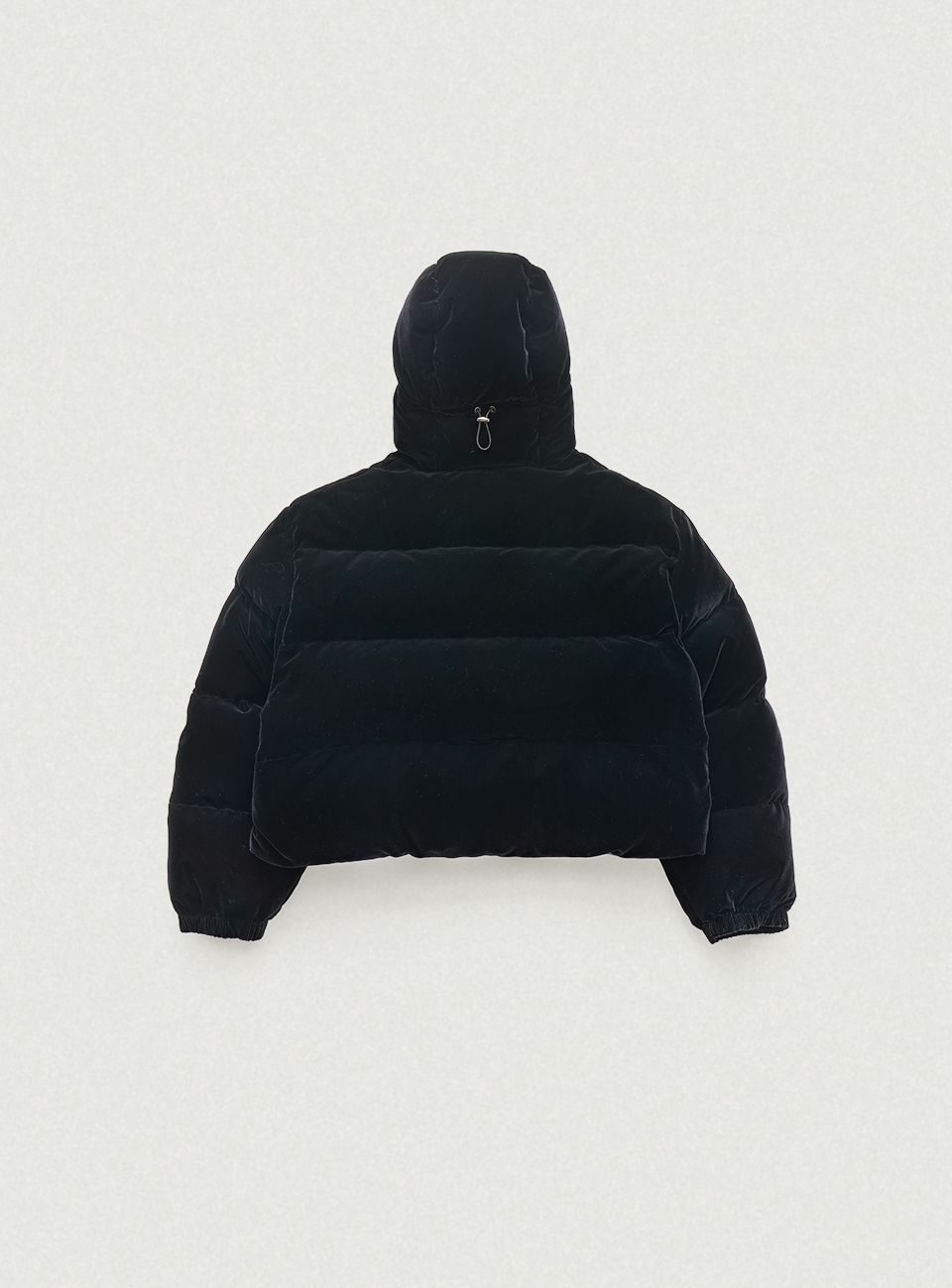 더바넷(THEBARNNET) Little Black Velvet Goose Puffer Jacket