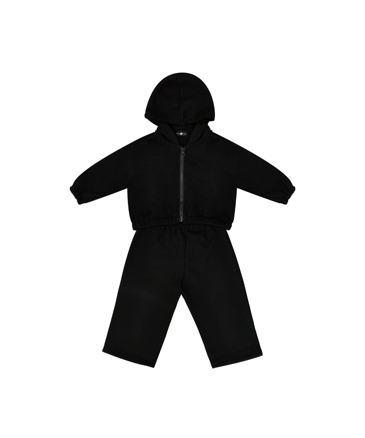 유비맘클로젯(UBMOM CLOSET) 빅토리곰 후드 집업 셋업 블랙 C2WQ7901-BK