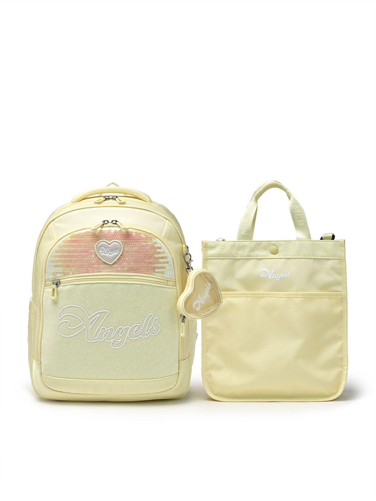 엠엘비 키즈(MLB KIDS) 엔젤스 책가방 세트 LAA (L.Yellow)