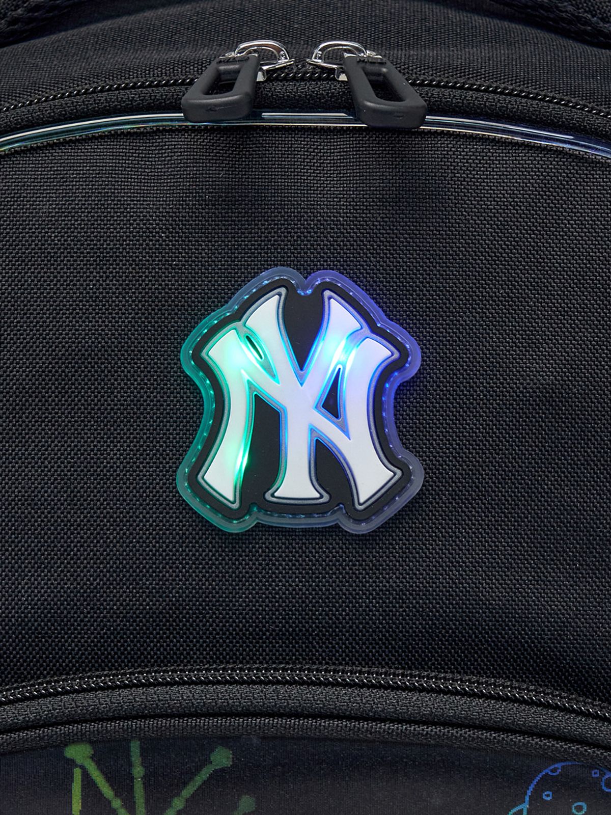 엠엘비 키즈(MLB KIDS) LED + 렌티큘러 책가방 세트 NY (Black)