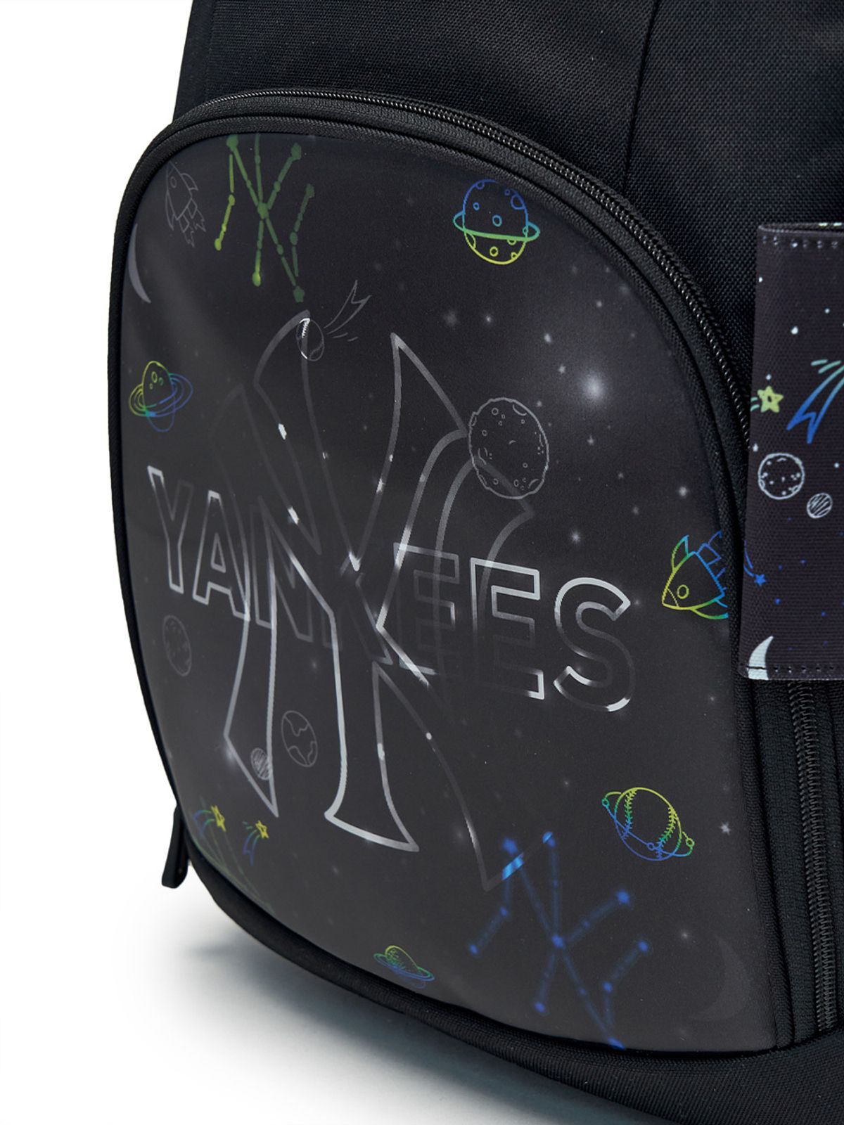 엠엘비 키즈(MLB KIDS) LED + 렌티큘러 책가방 세트 NY (Black)
