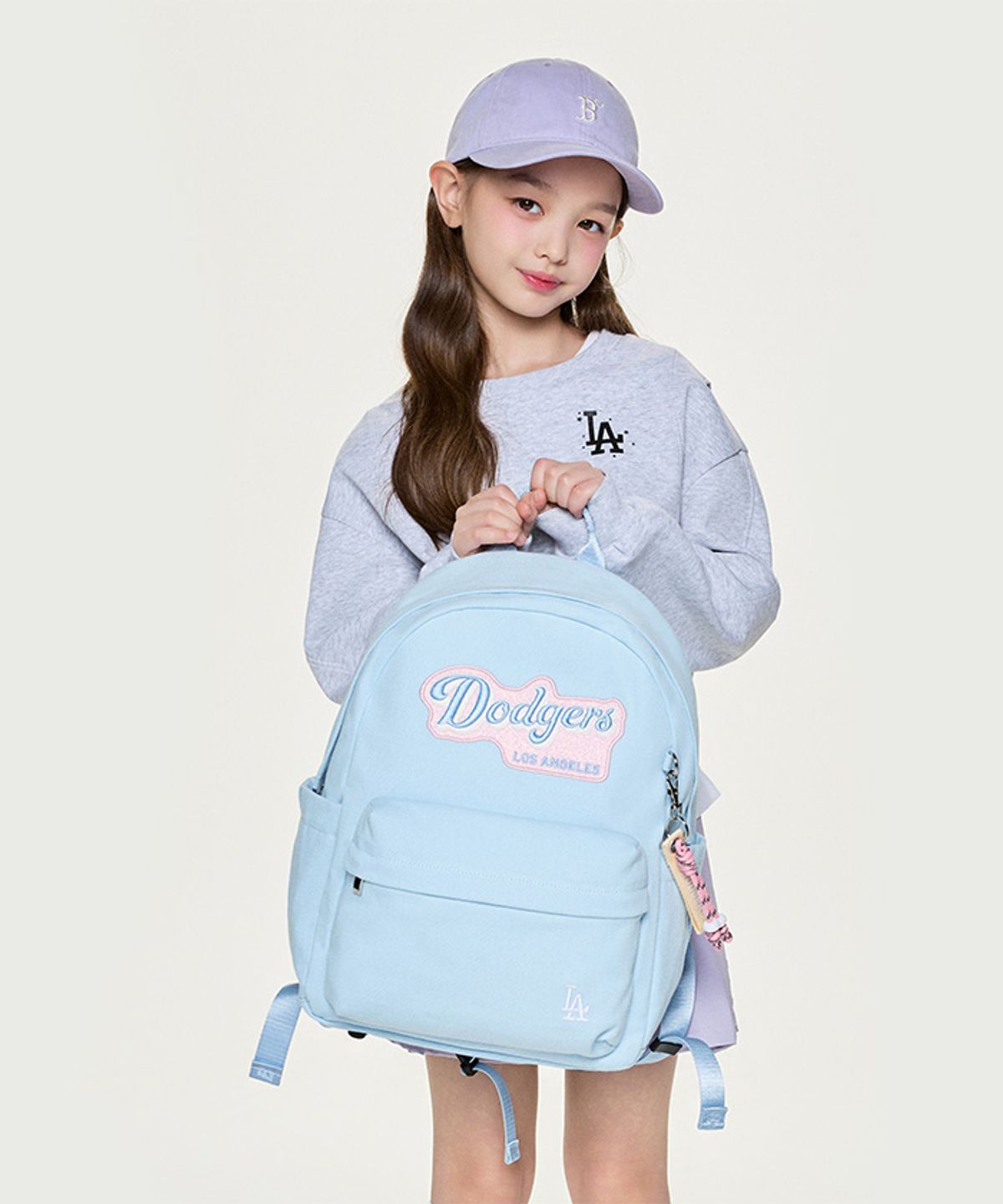 엠엘비 키즈(MLB KIDS) 걸즈 스트릿 백팩 LA (L.Blue)
