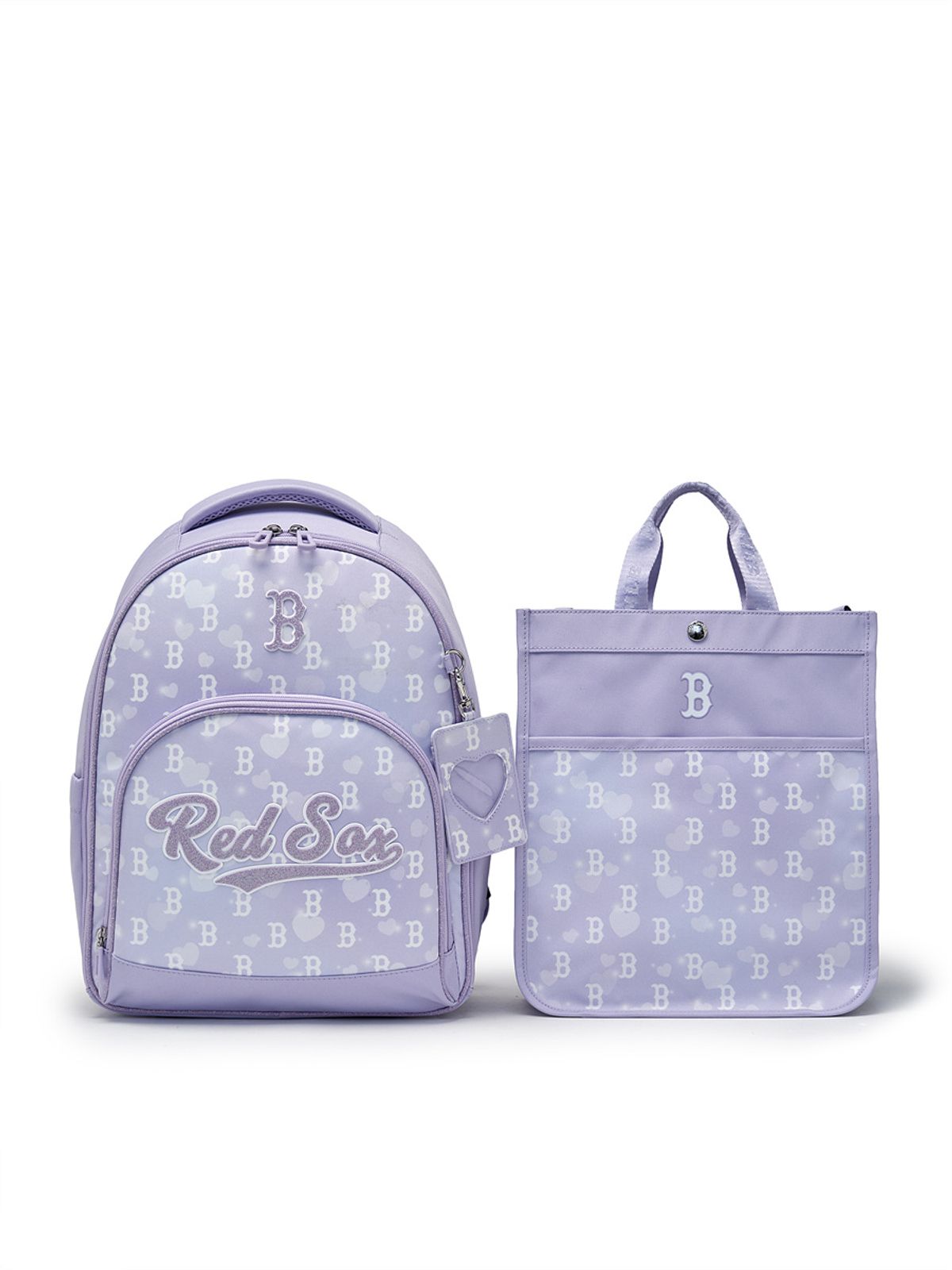 엠엘비 키즈(MLB KIDS) 오로라 책가방 세트 BOS (Lavender)