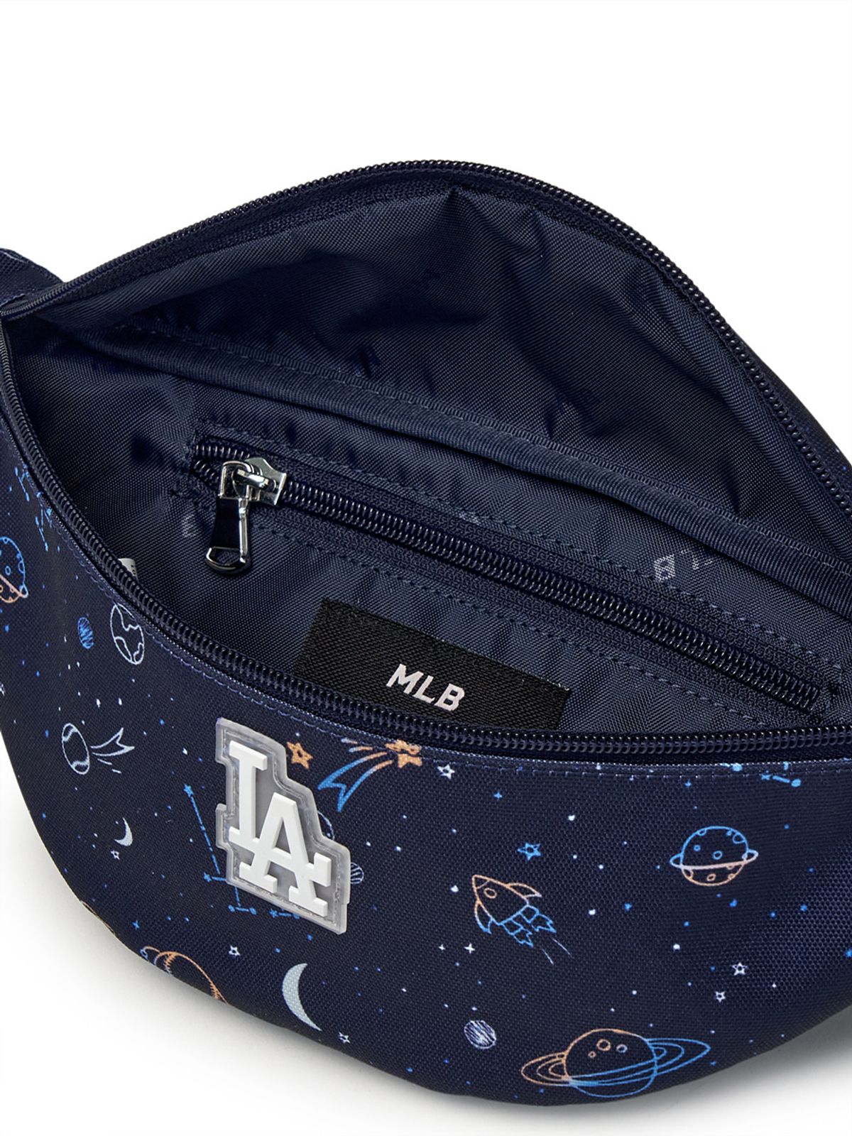 엠엘비 키즈(MLB KIDS) 우주패턴 웨이스트백 LA (Navy)