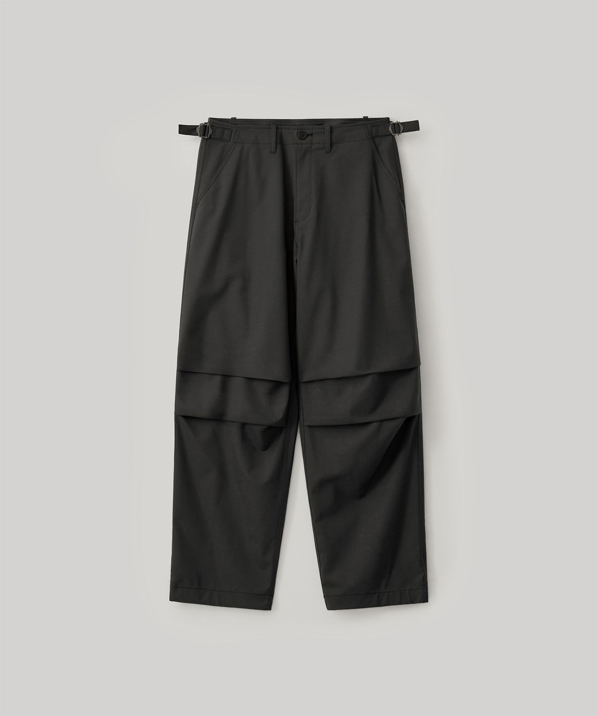 어나더 오피스(ANOTHER OFFICE) [SET] Tropical-Wool Coach Jacket Set-Up (Almost black)