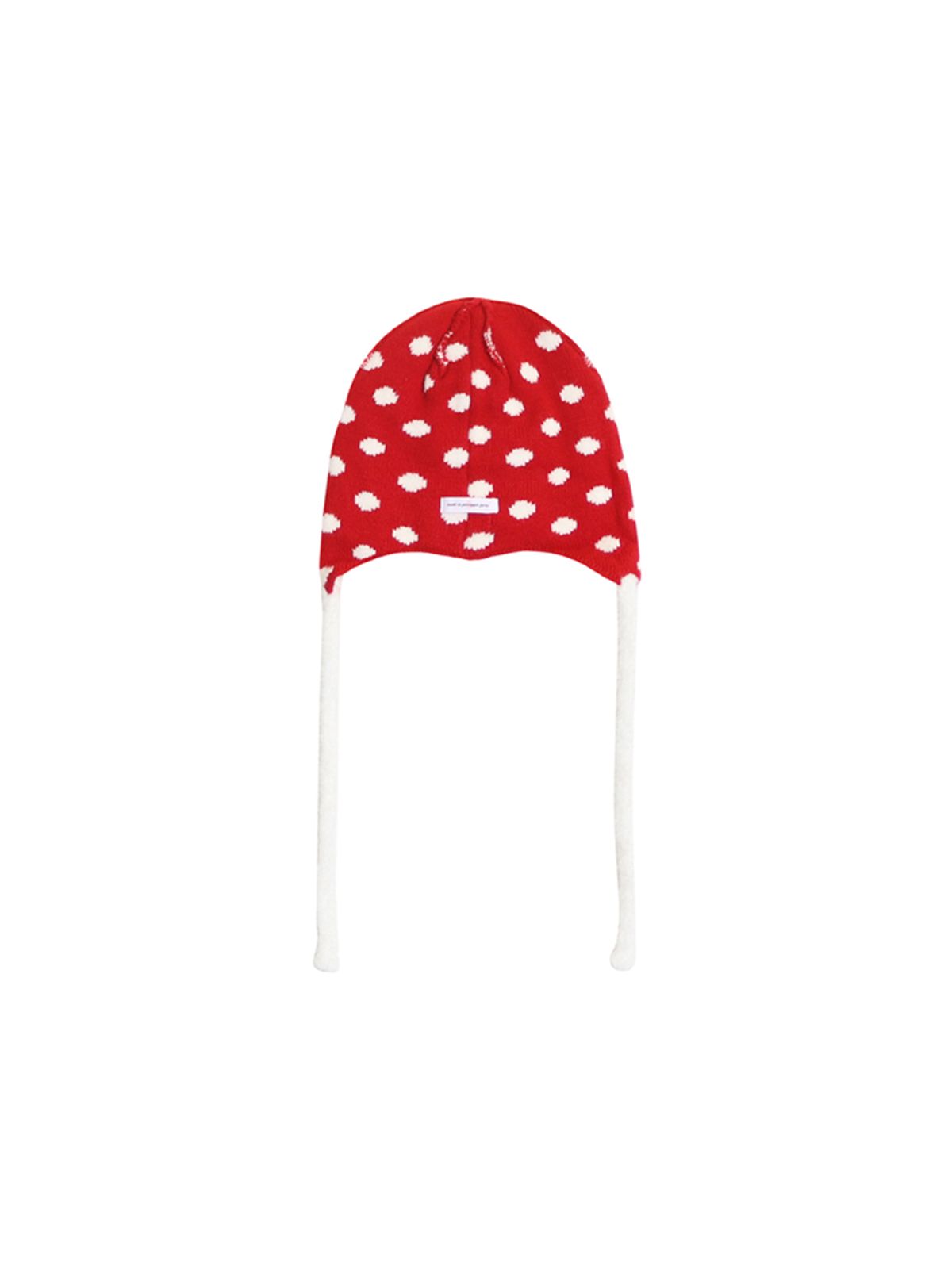 핑크파인애플(PINK PINEAPPLE) SNOW DOT EARFLAP BEANIE_RED