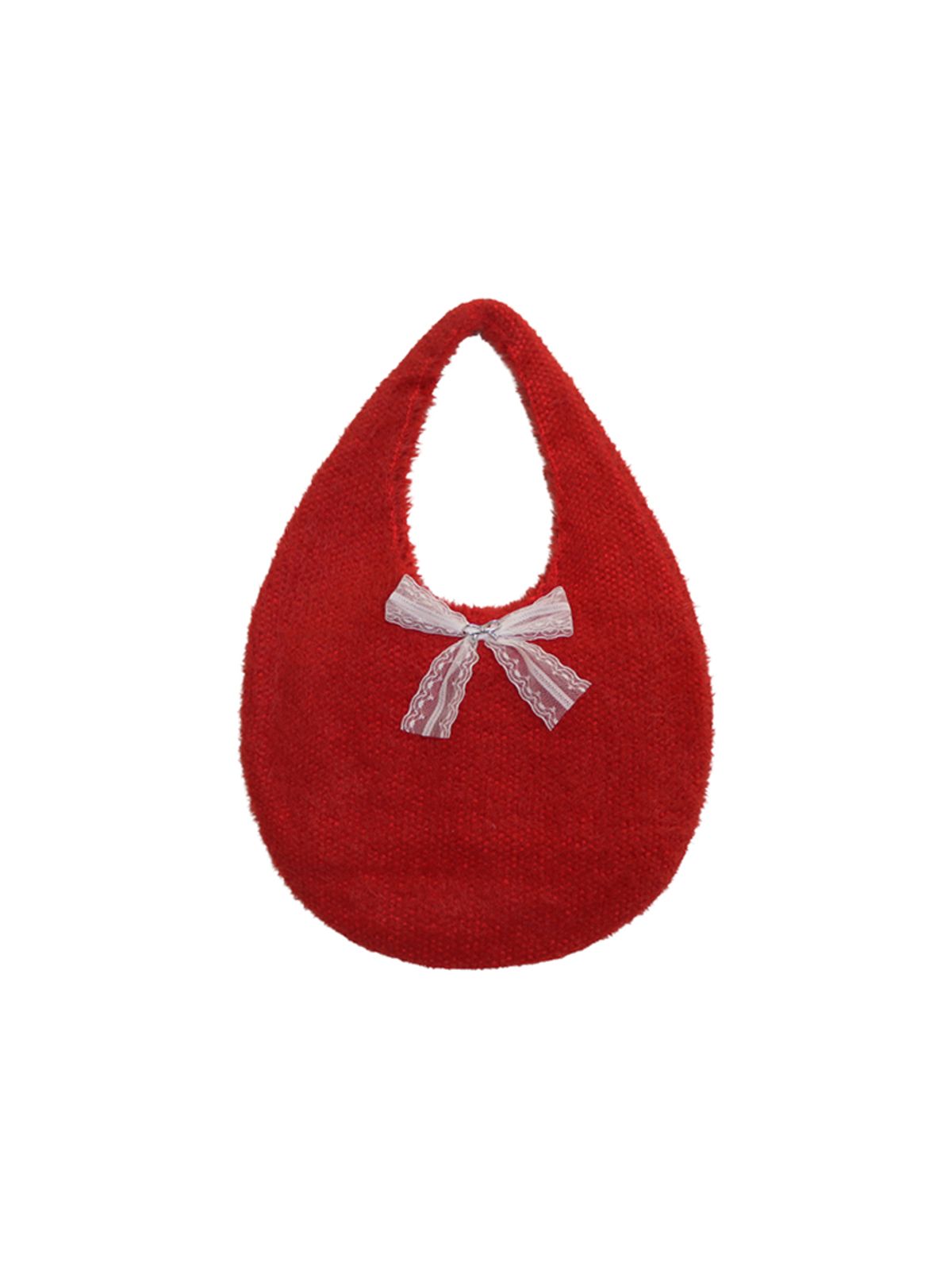 핑크파인애플(PINK PINEAPPLE) SWEET KNITTING MINI BAG_RED