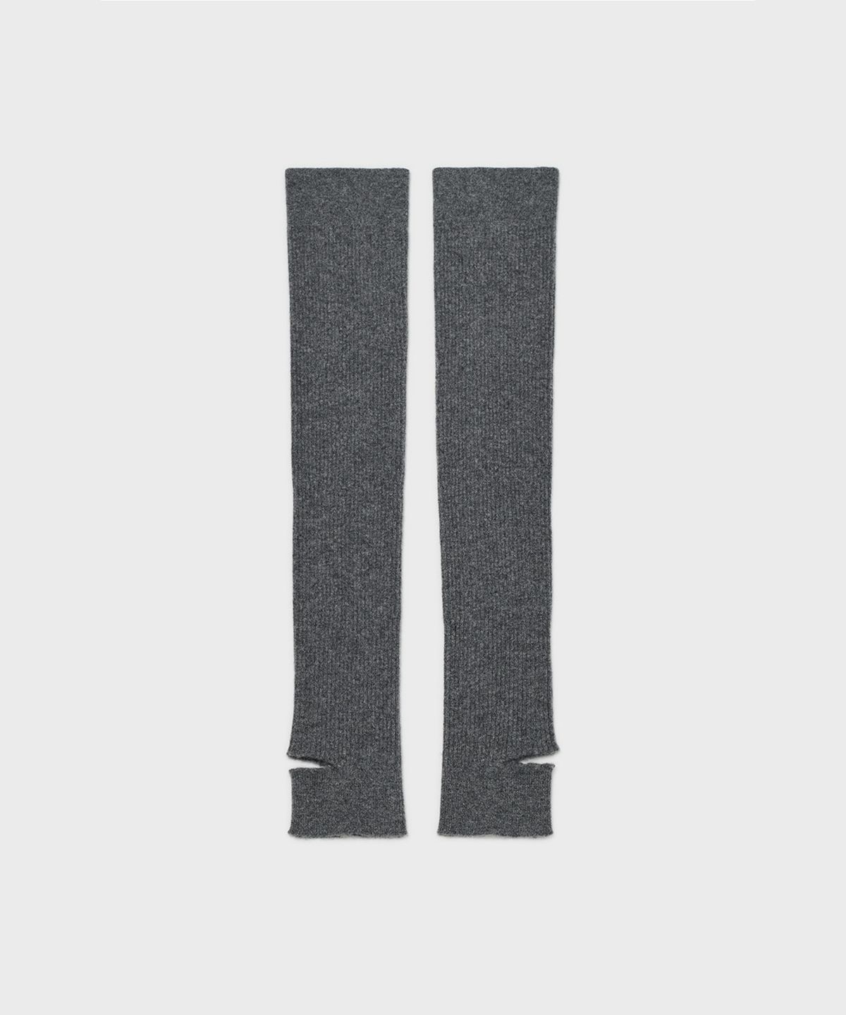 더애틋(THE AÉTUT) Ribbed Cashmere Leg Warmers_Grey
