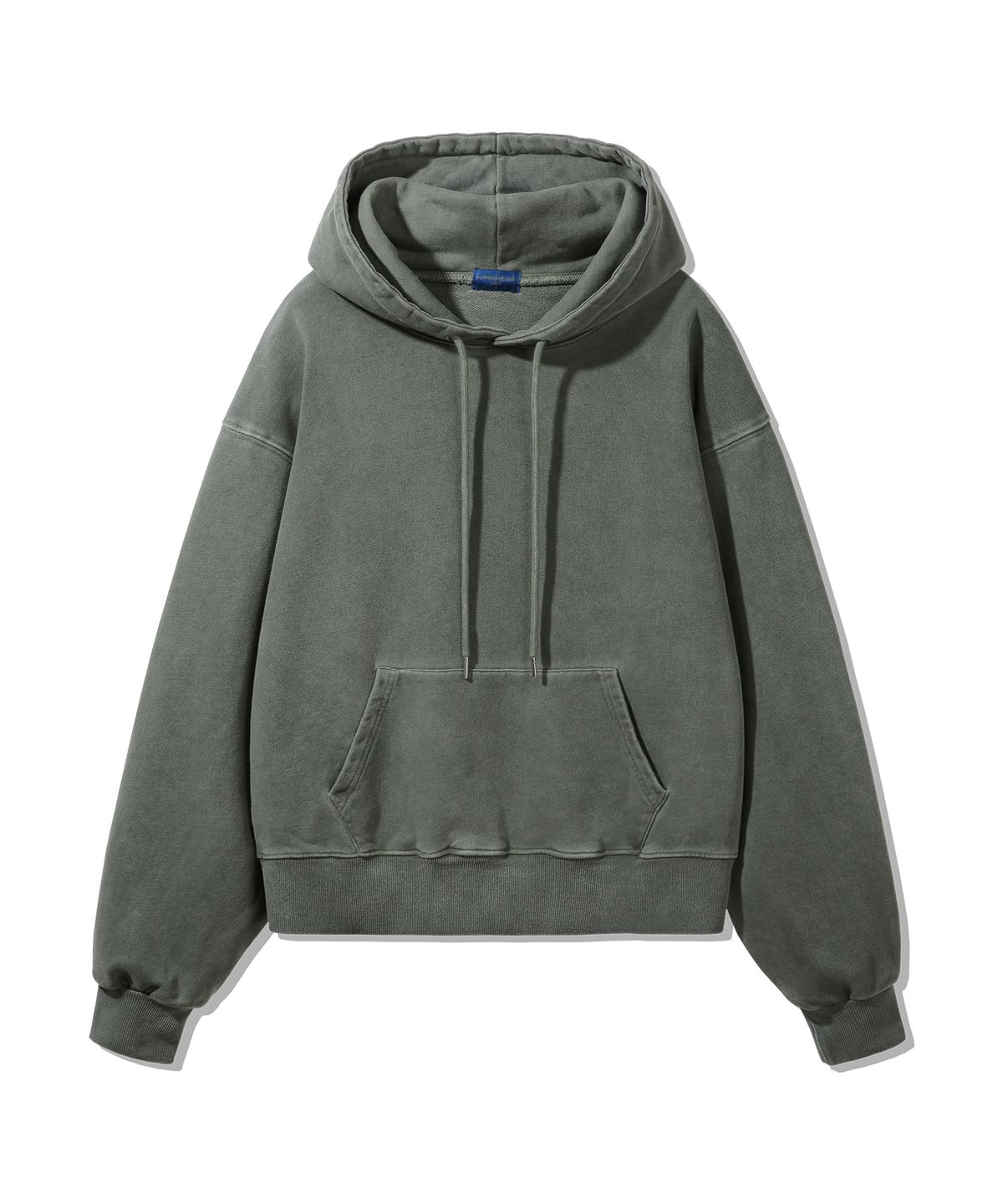 앨빈클로(ALVINCLO) 피그먼트 크롭 후드티 DLX2974 (4 COLOR)