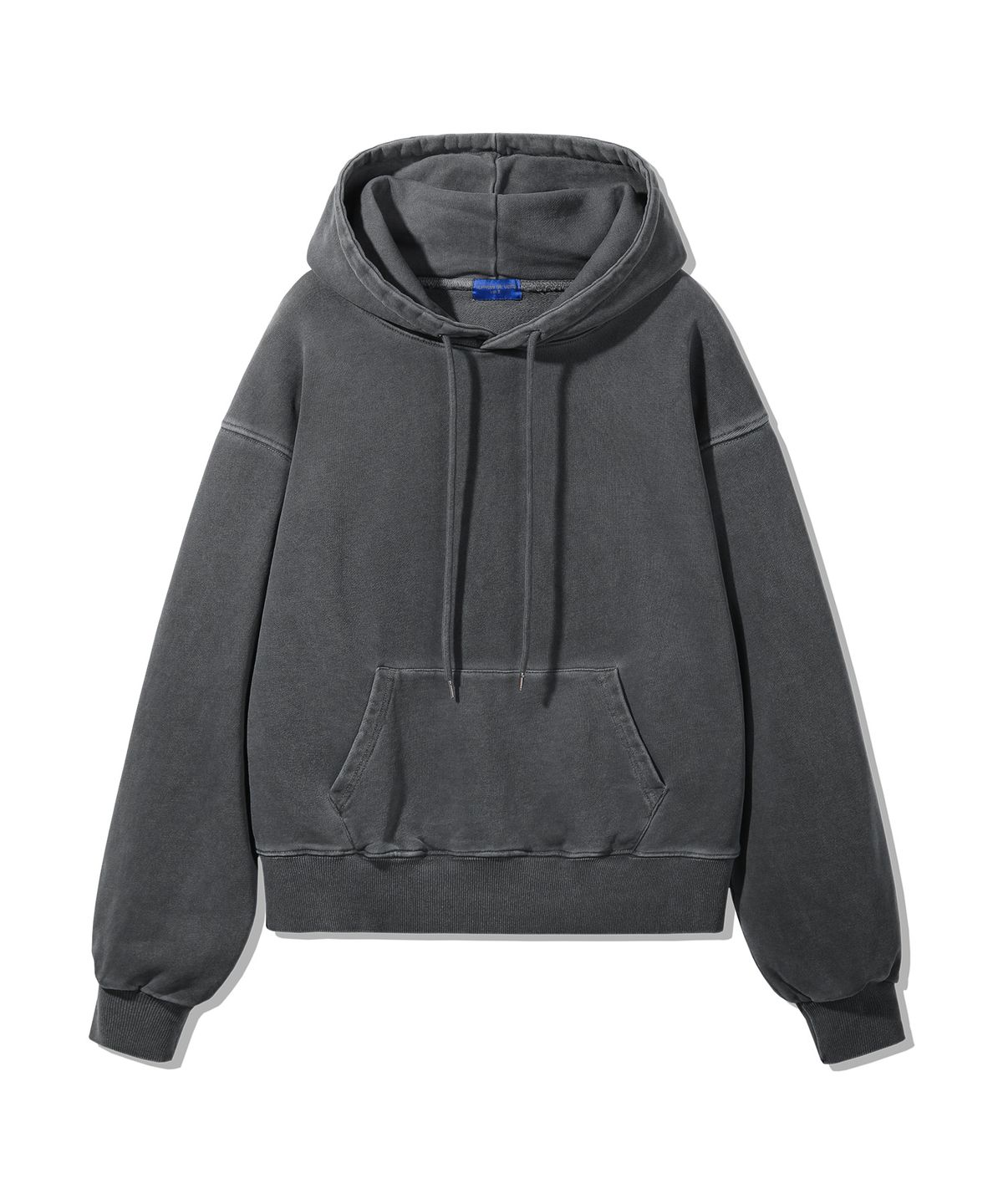 앨빈클로(ALVINCLO) 피그먼트 크롭 후드티 DLX2974 (4 COLOR)