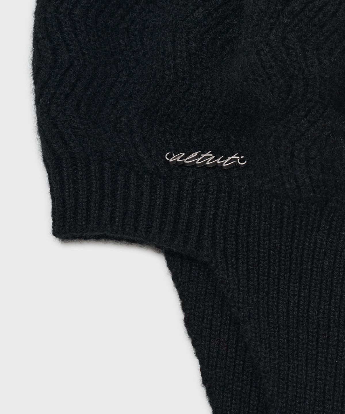 더애틋(THE AÉTUT) Cashmere Knit Beret_Black