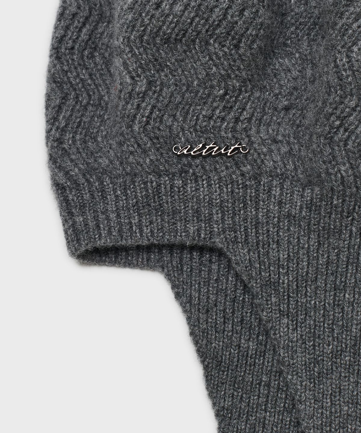 더애틋(THE AÉTUT) Cashmere Knit Beret_Grey