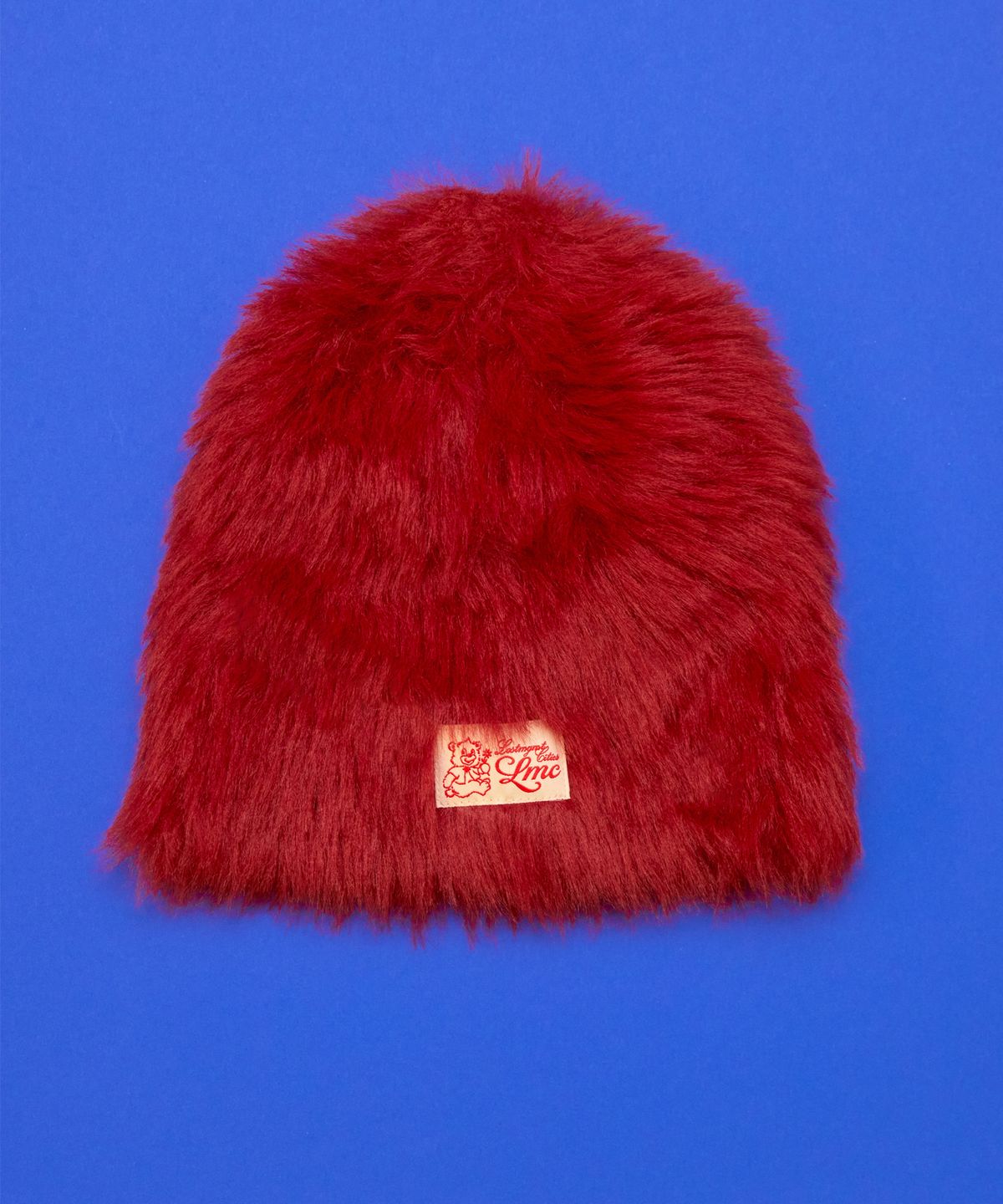 엘엠씨(LMC) HAIRY UNCUFFED BEANIE burgundy