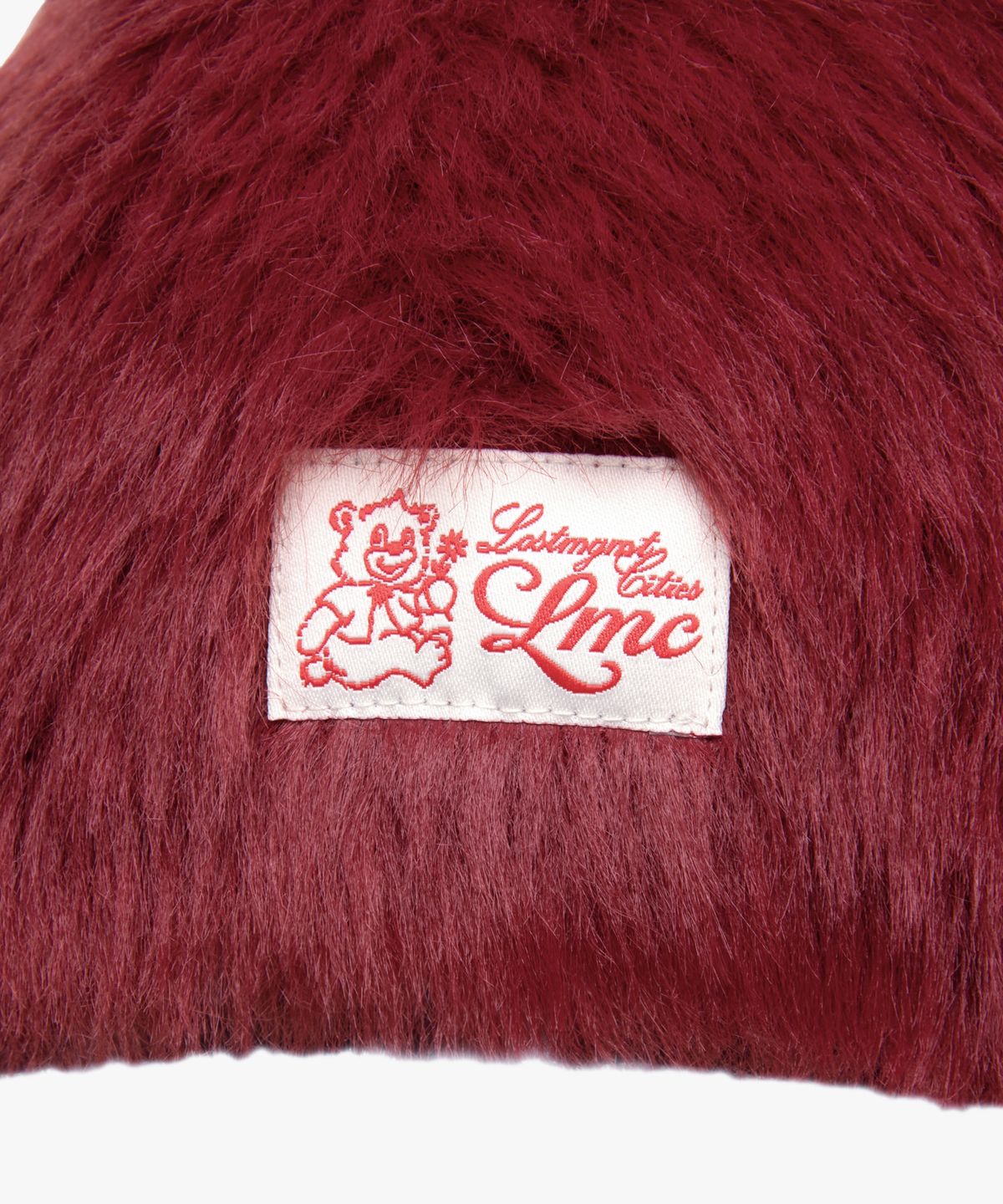 엘엠씨(LMC) HAIRY UNCUFFED BEANIE burgundy