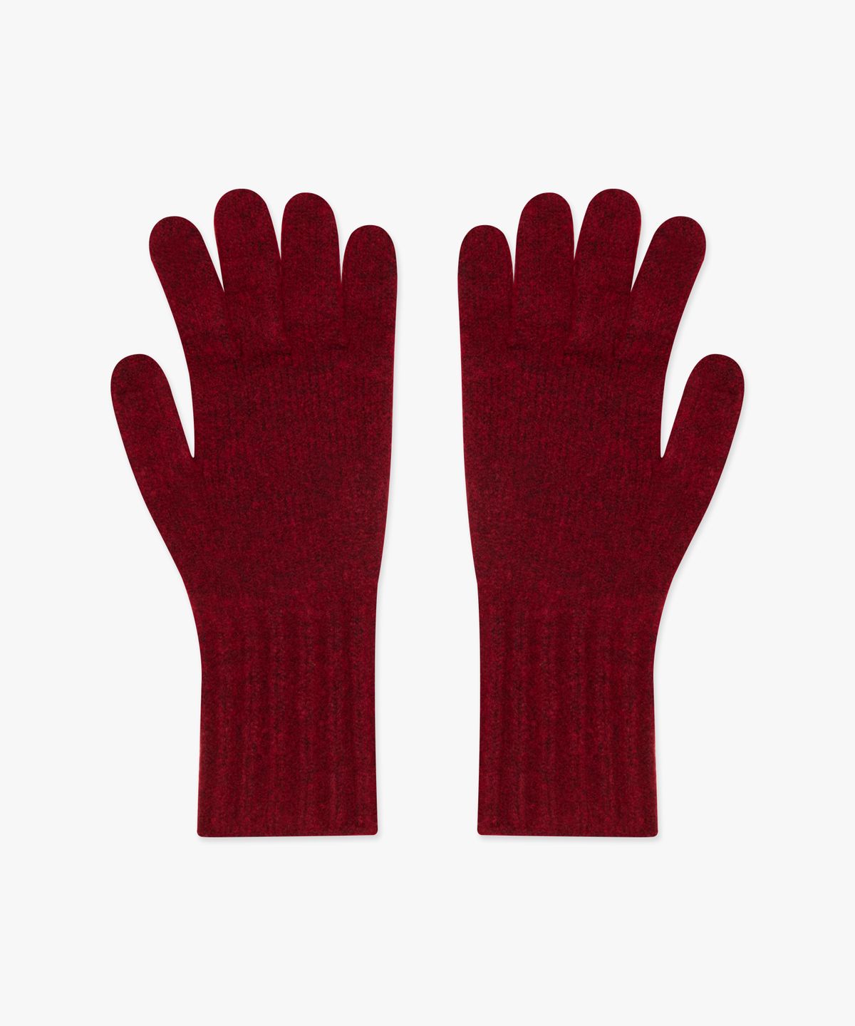 엘엠씨(LMC) LAYERED KNIT GLOVES burgundy