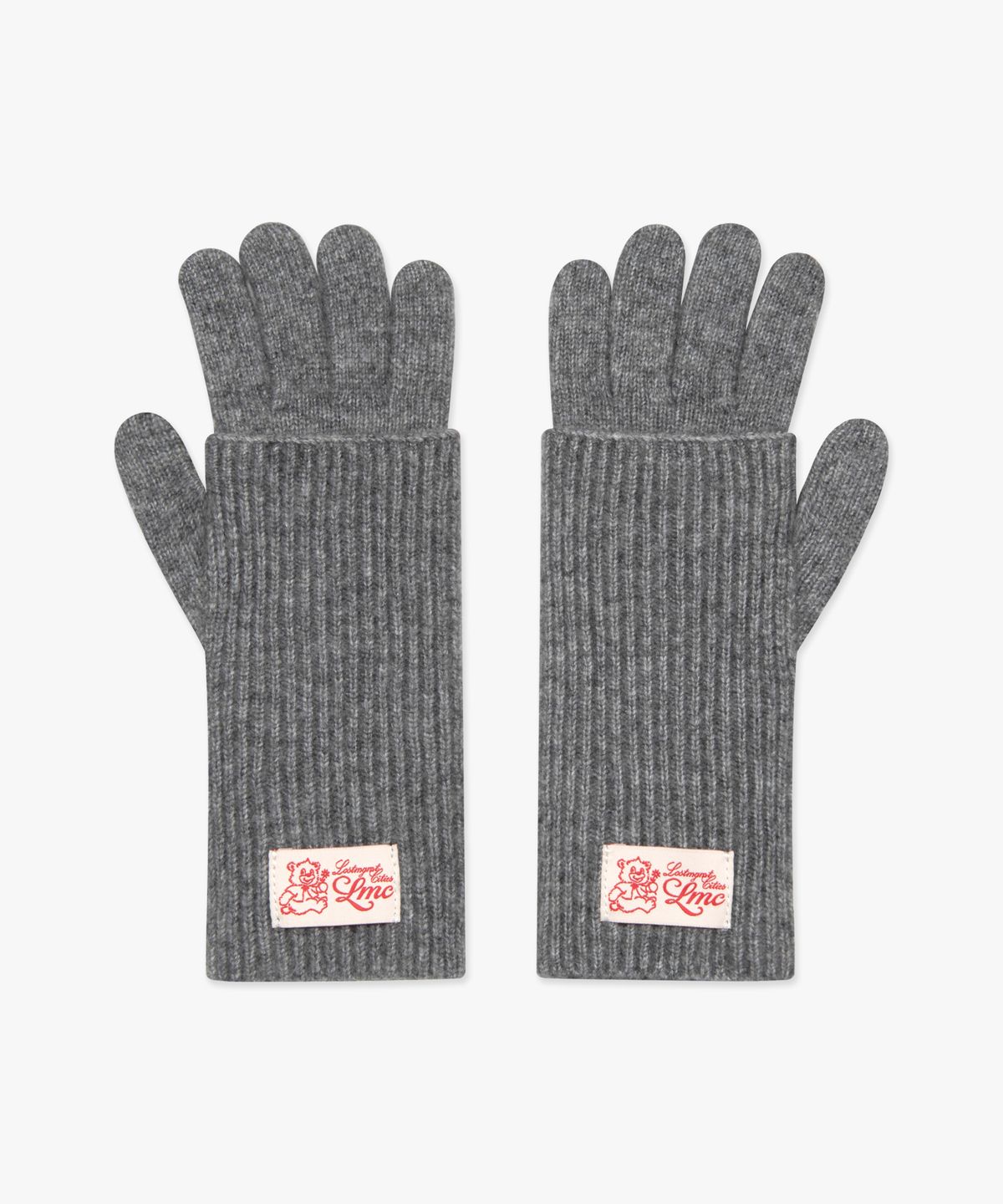 엘엠씨(LMC) LAYERED KNIT GLOVES gray