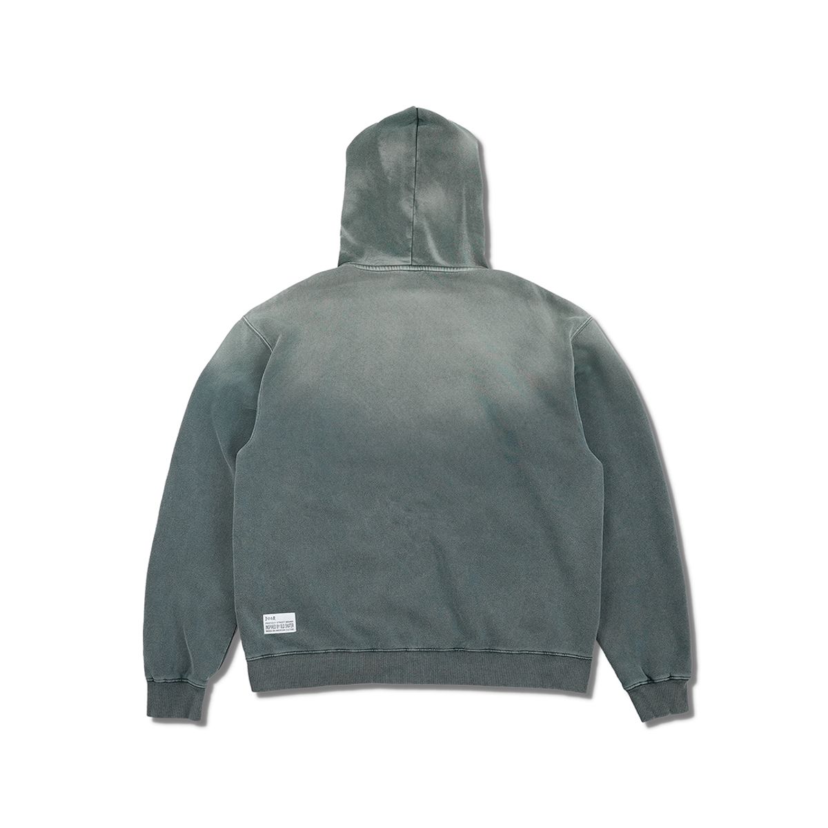 피오에스알(POSR) OVD THERMAL ZIP HOODIE / FADED GREEN