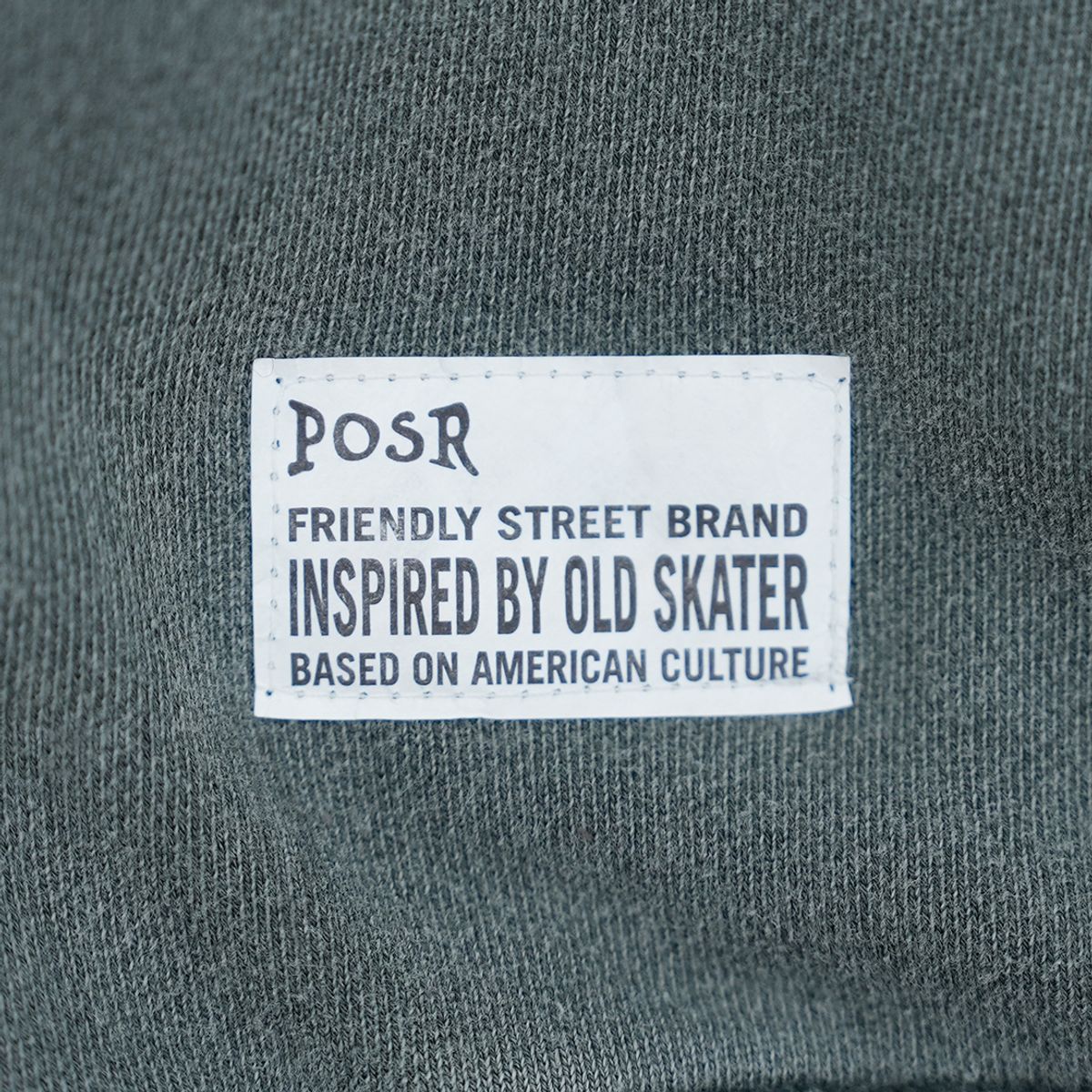 피오에스알(POSR) OVD THERMAL ZIP HOODIE / FADED GREEN