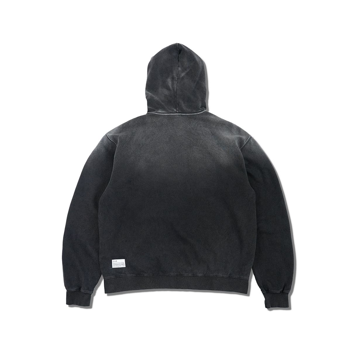 피오에스알(POSR) OVD THERMAL ZIP HOODIE / FADED BLACK
