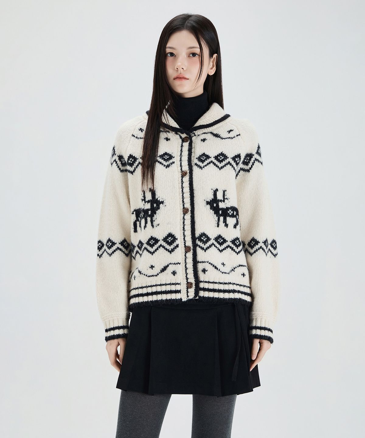 미쏘(MIXXO) 코위찬 아우터 가디건_MIWCKG112T