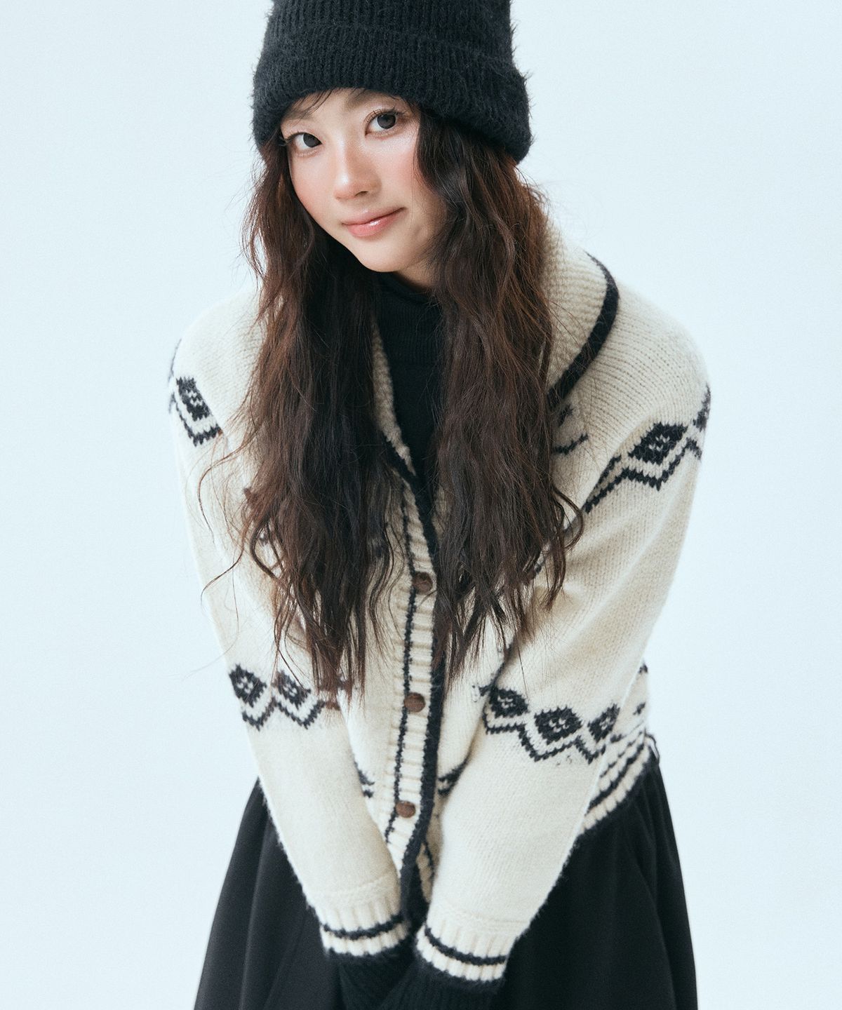 미쏘(MIXXO) 코위찬 아우터 가디건_MIWCKG112T