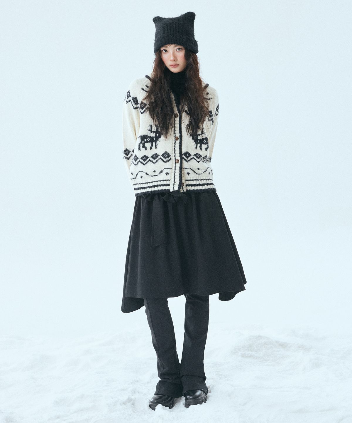미쏘(MIXXO) 코위찬 아우터 가디건_MIWCKG112T