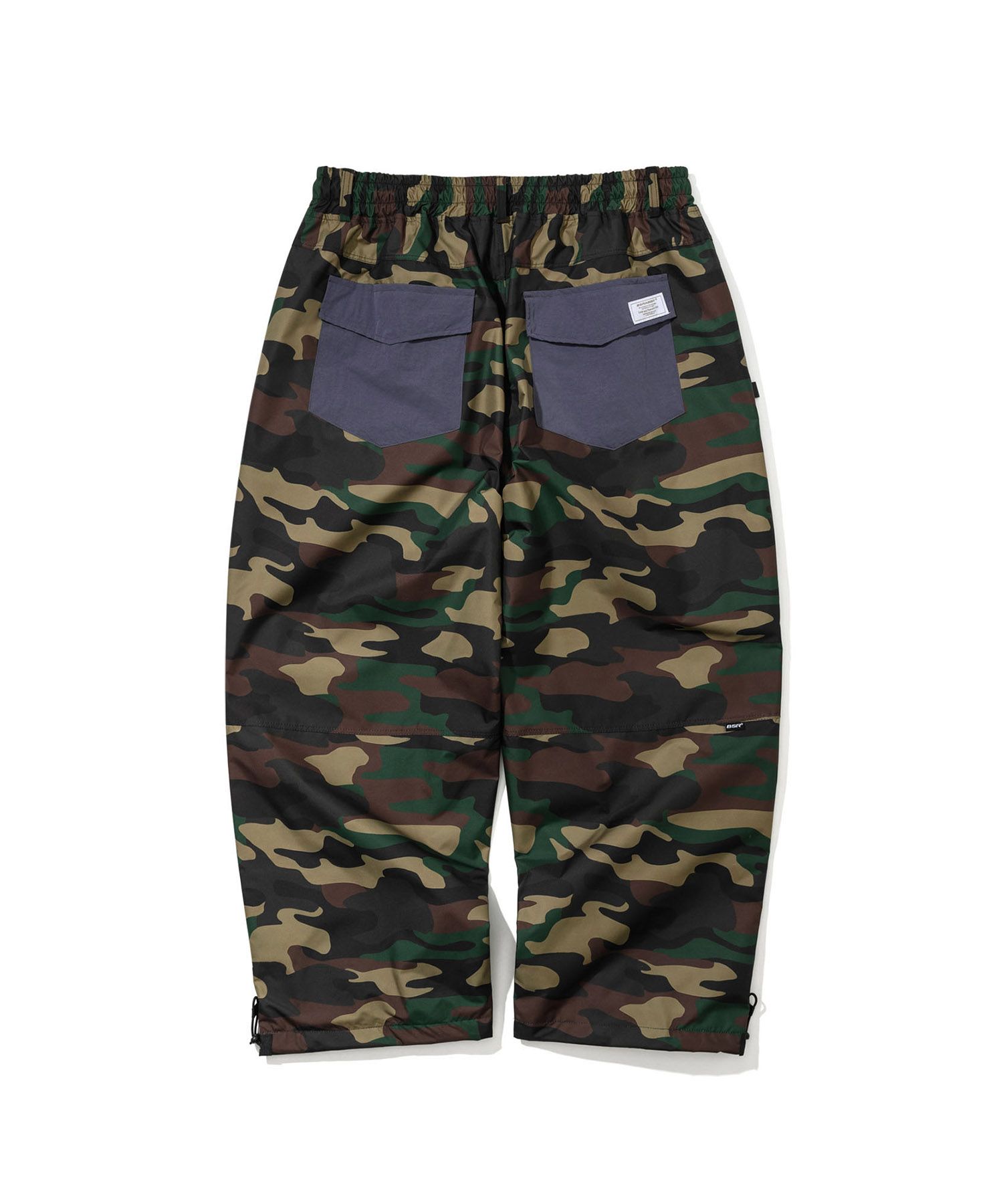 MUSINSA | BSRABBIT 3D zipper pocket super wide ventilation pants