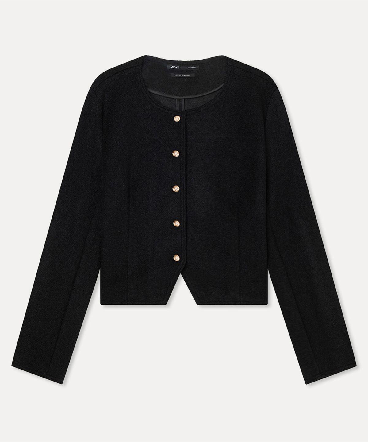 미쏘(MIXXO) 울 블랜드 자켓형 블라우스_MIWBLG101G