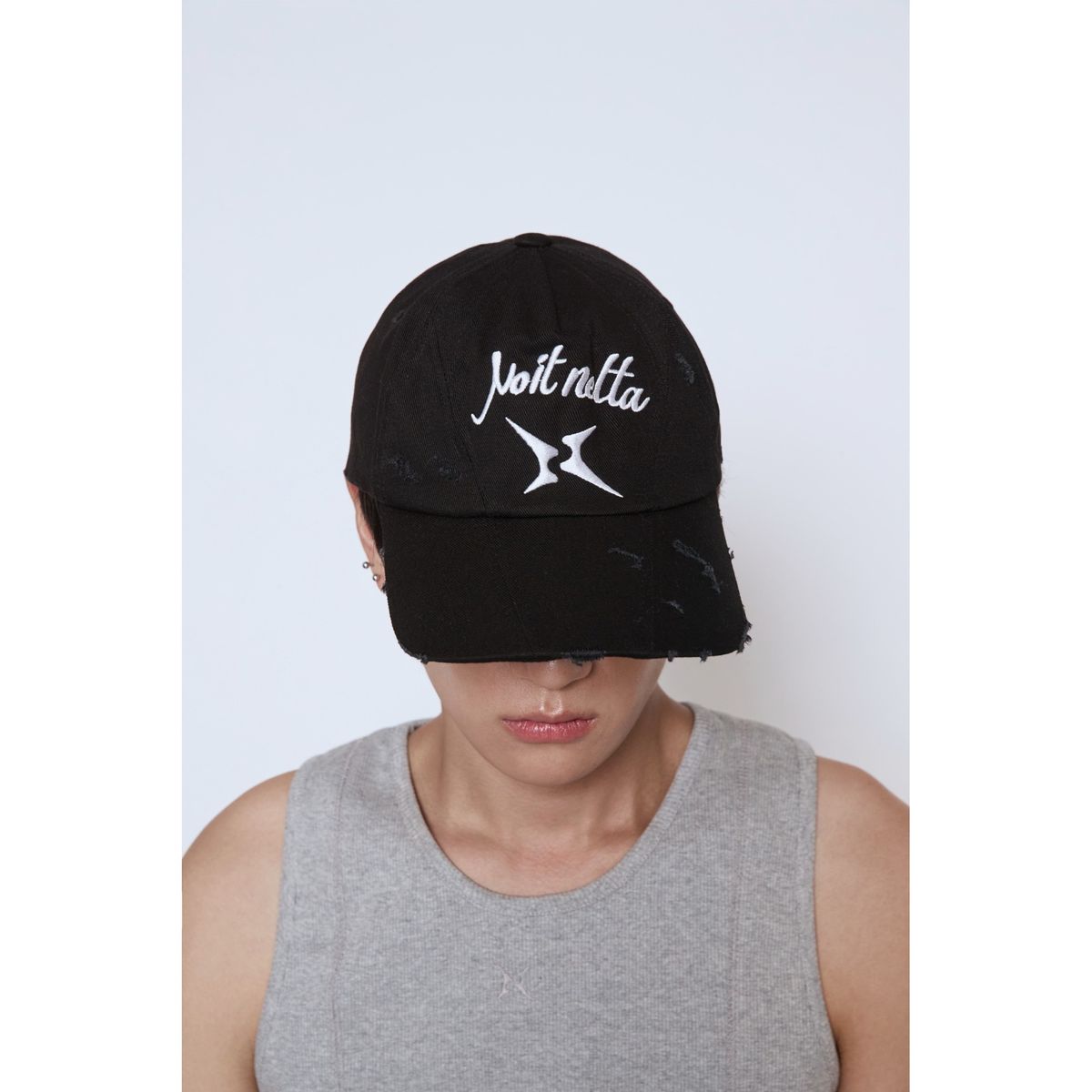 노이네타(NOITNETTA) 커팅 빈티지 볼캡