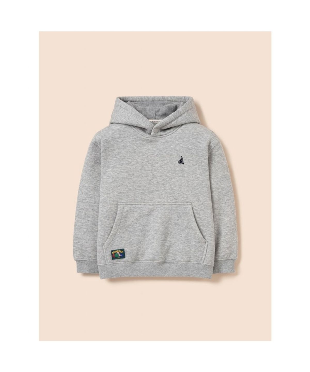 빈폴 키즈(BEANPOLE KIDS) 푸즈예티 그래픽 기모 후드 스웨트 셔츠  그레이 (BI5Y41U063)