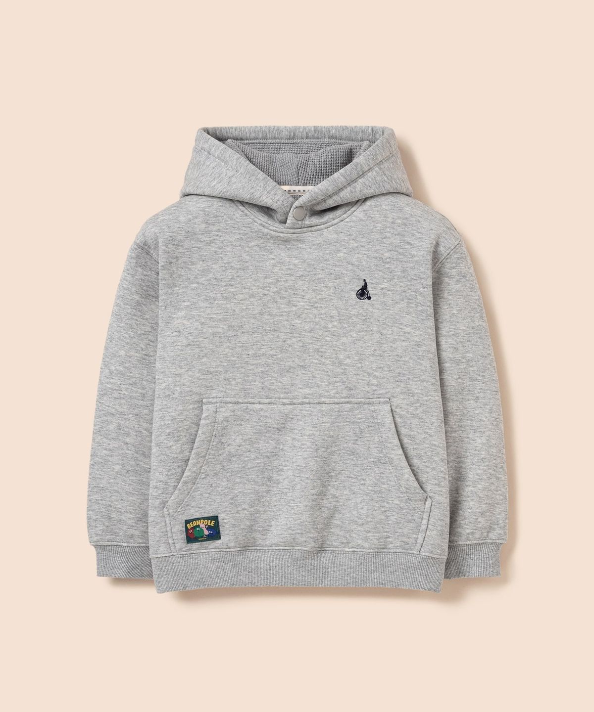 빈폴 키즈(BEANPOLE KIDS) 푸즈예티 그래픽 기모 후드 스웨트 셔츠  그레이 (BI5Y41U063)