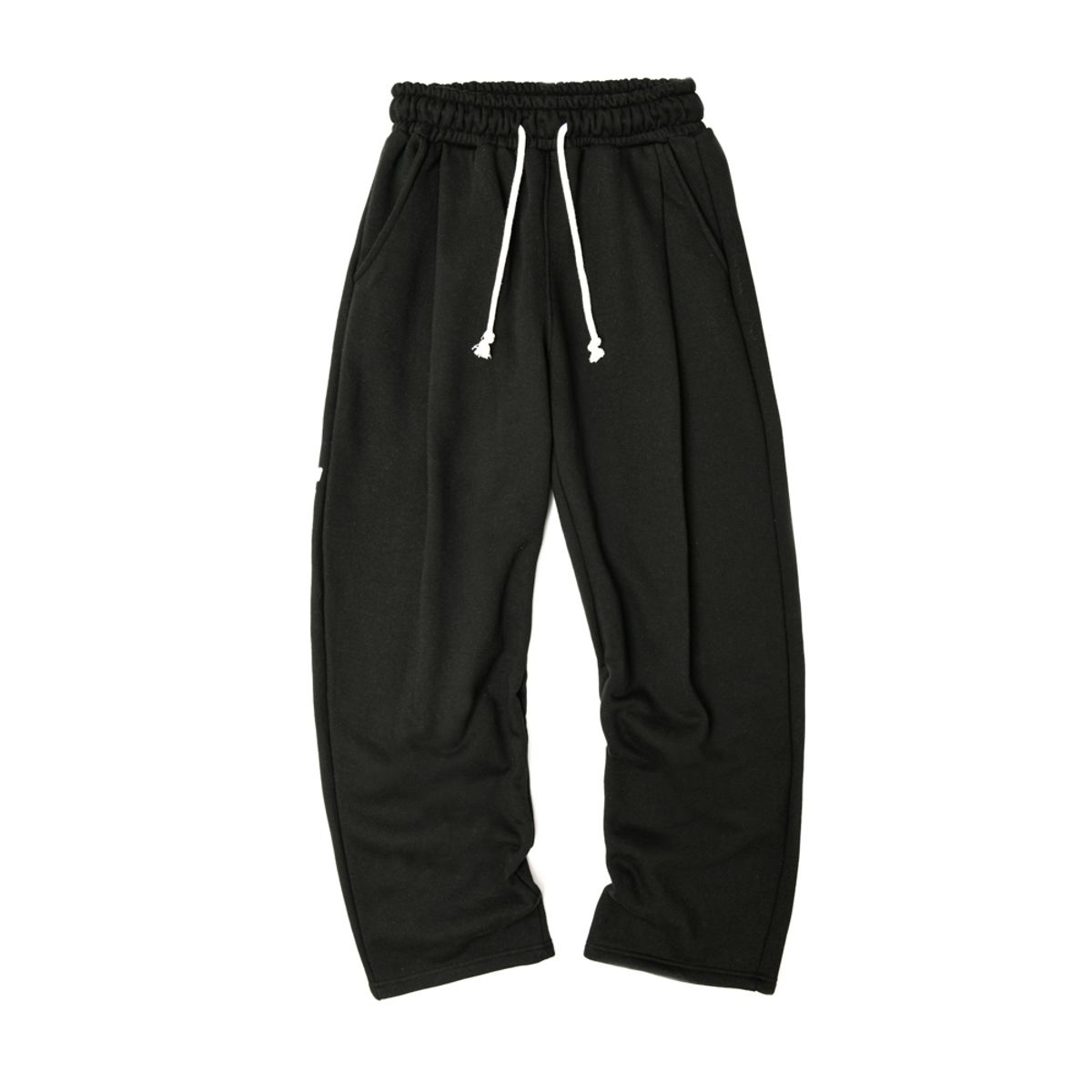 아모우(AMOU) Molly One Tuck Sweat Pants BLACK