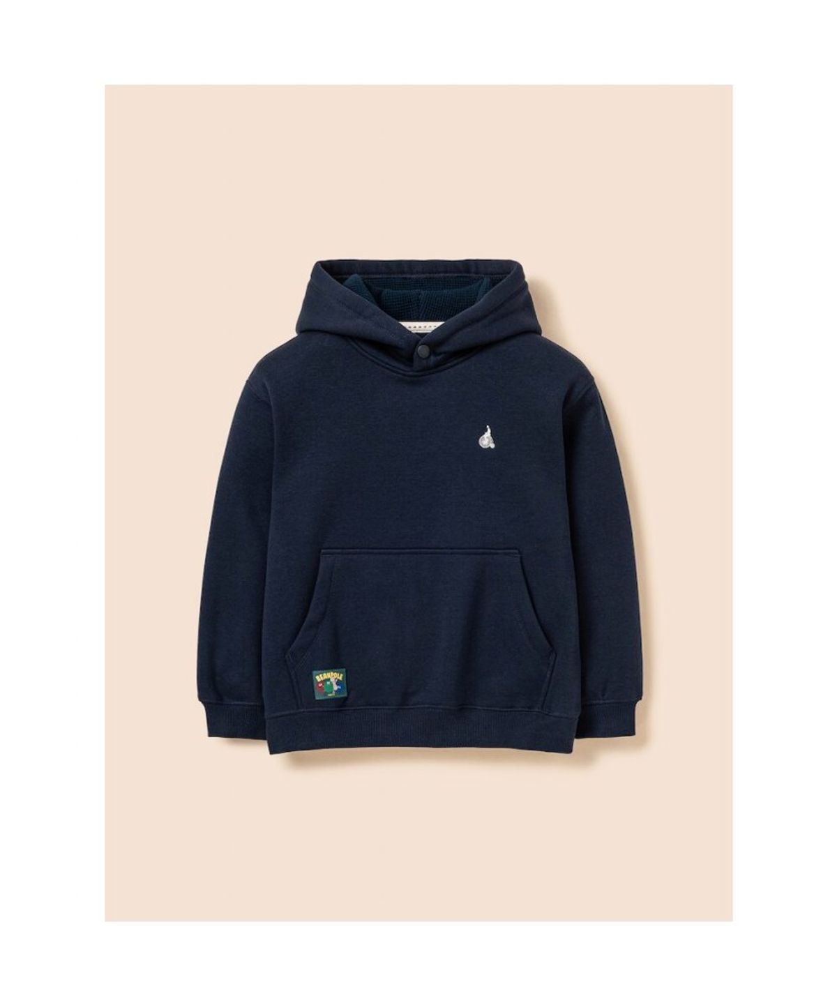 빈폴 키즈(BEANPOLE KIDS) 푸즈예티 그래픽 기모 후드 스웨트 셔츠  네이비 (BI5Y41U06R)