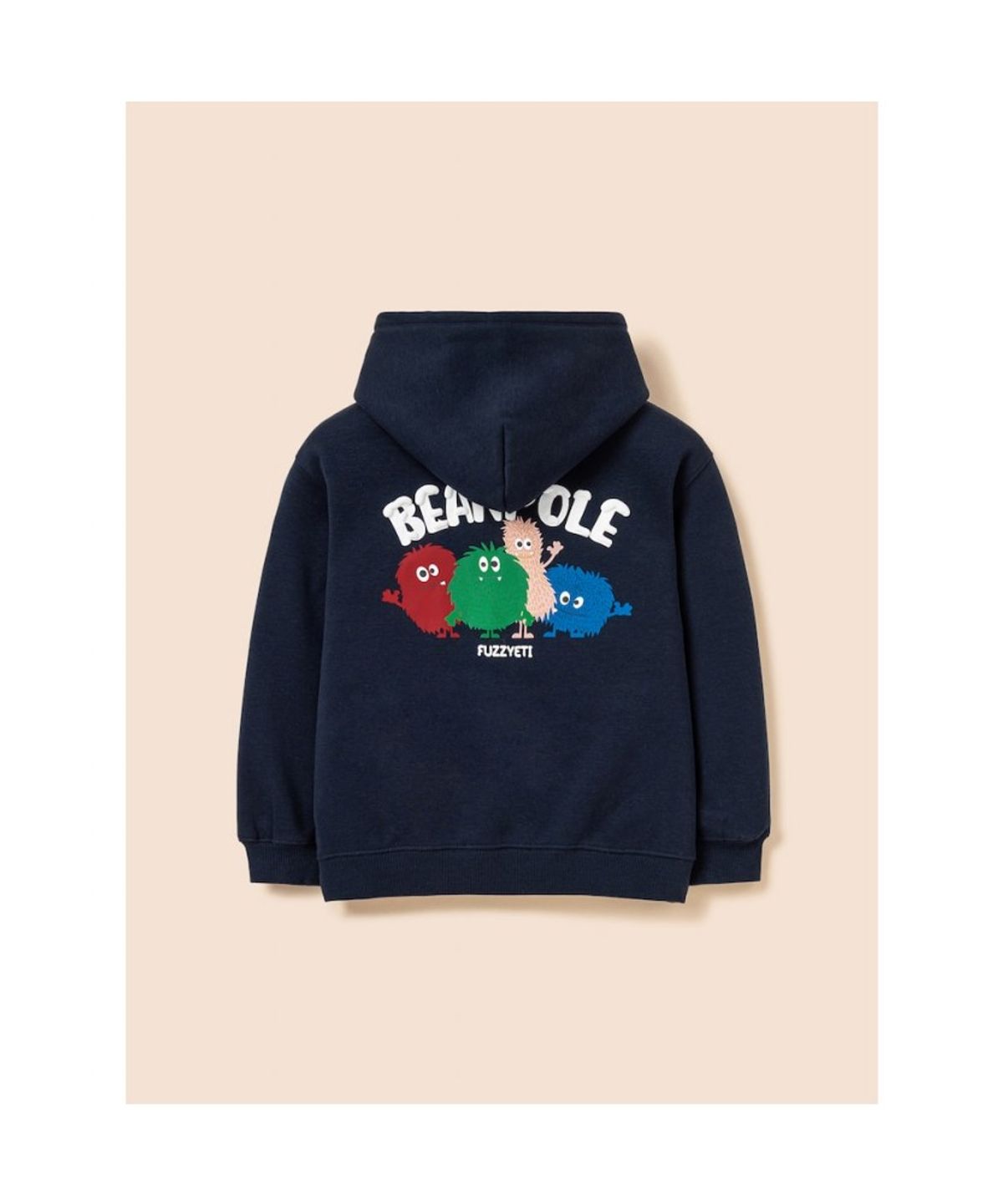 빈폴 키즈(BEANPOLE KIDS) 푸즈예티 그래픽 기모 후드 스웨트 셔츠  네이비 (BI5Y41U06R)