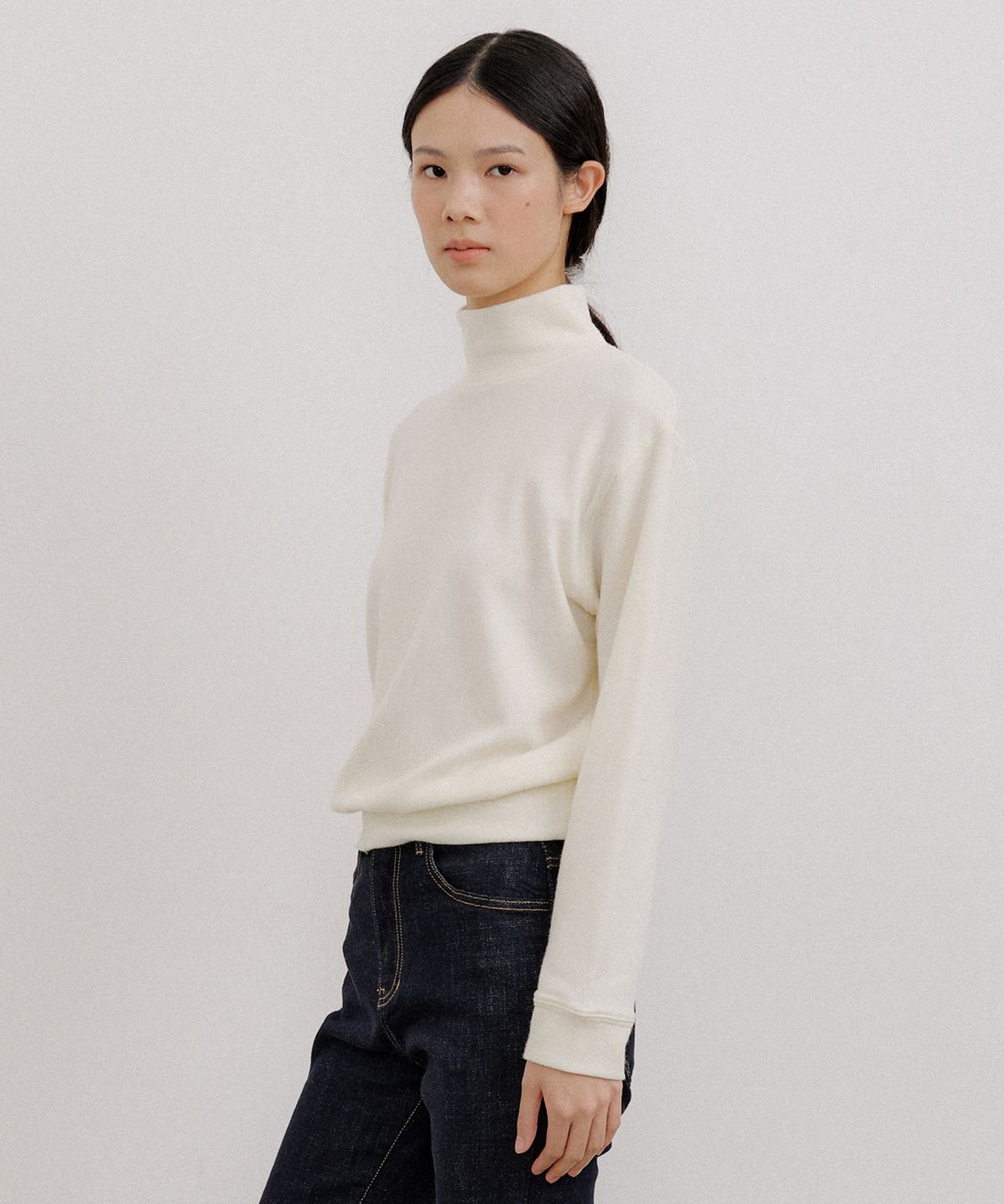 오떼뜨(OCTETTE) POWDER POLA-NECK T SHIRTS_2COLOR