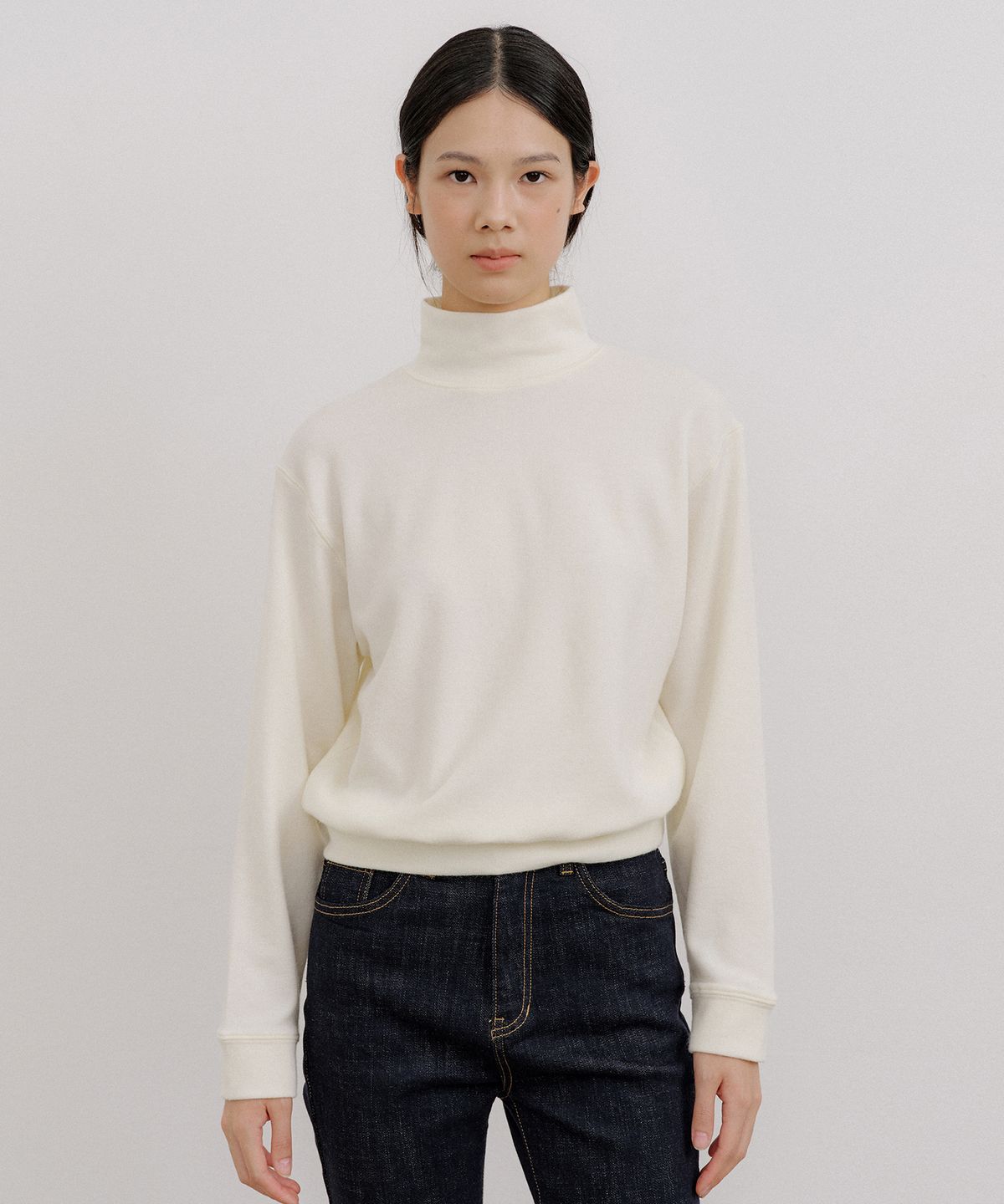 오떼뜨(OCTETTE) POWDER POLA-NECK T SHIRTS_2COLOR
