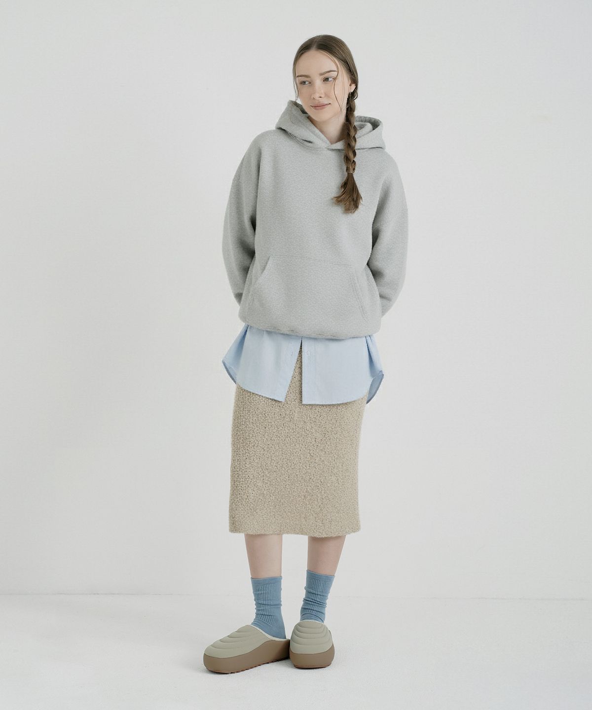 착한구두(CHAAKAN) [UNISEX] 몰리스 퍼안감 퀼팅 패딩 슬리퍼